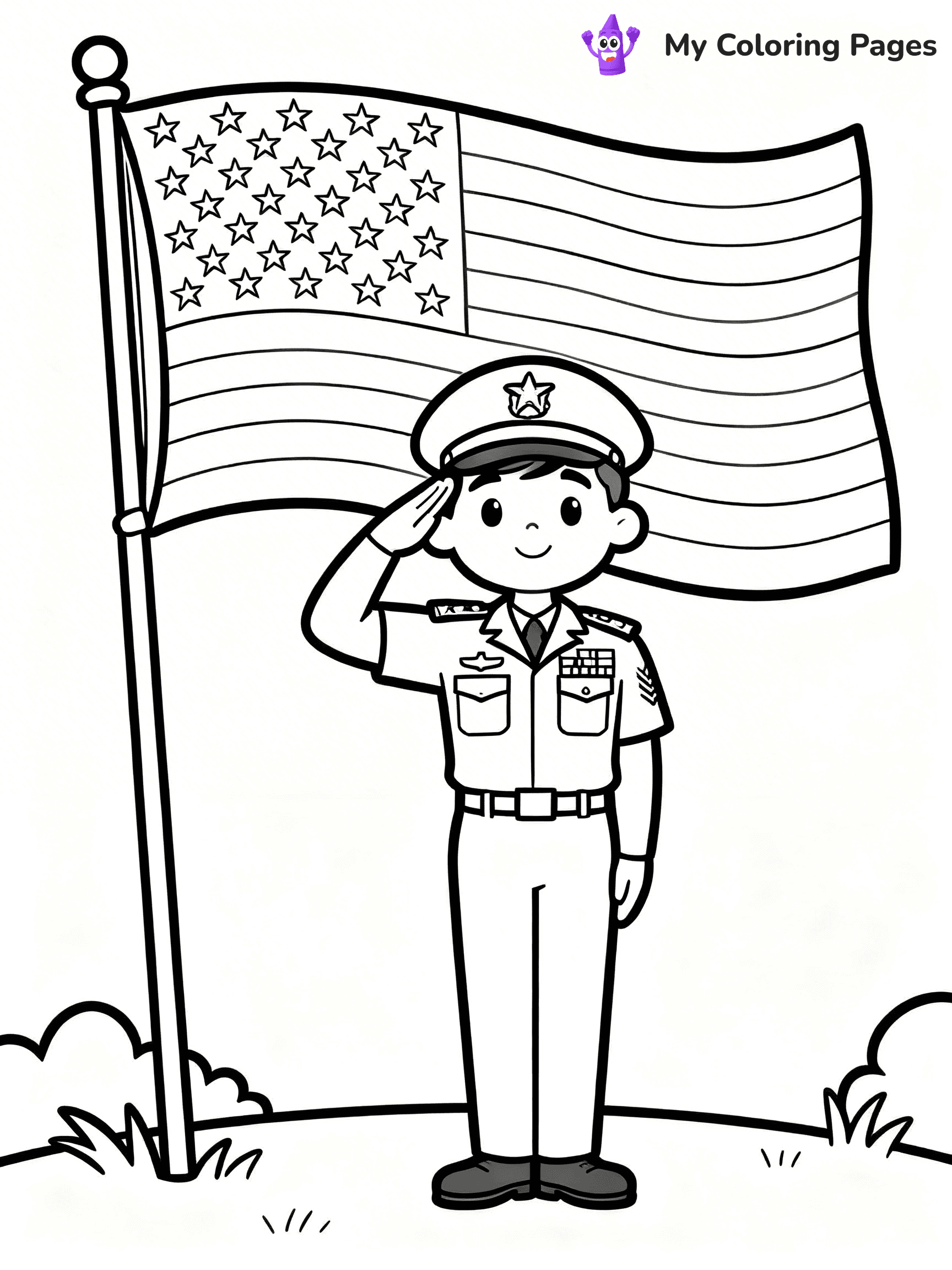 Veteran Coloring Pages - 11