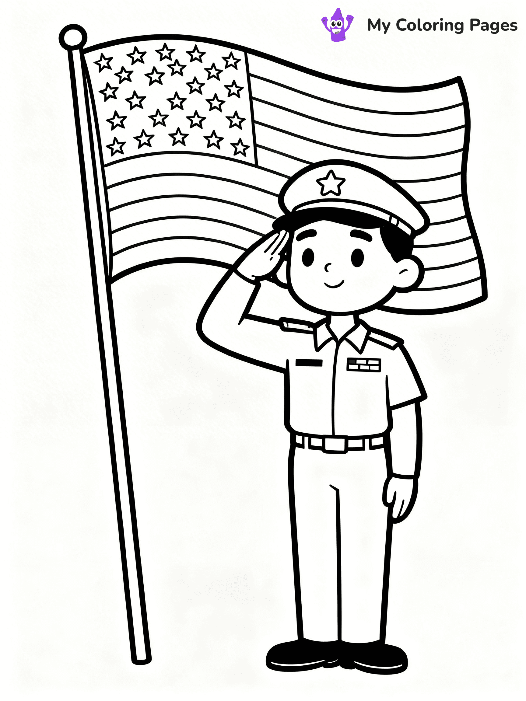 Veteran Coloring Pages - 10