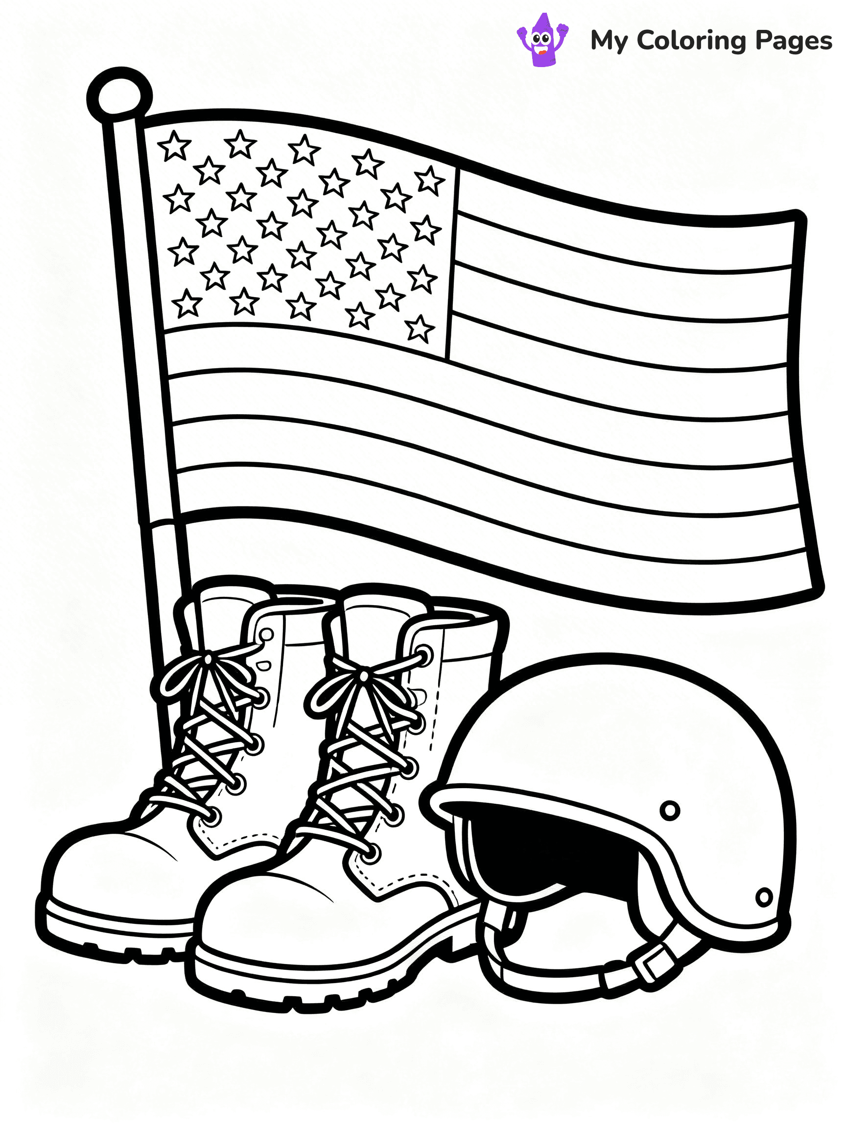 Veteran Coloring Pages - 9