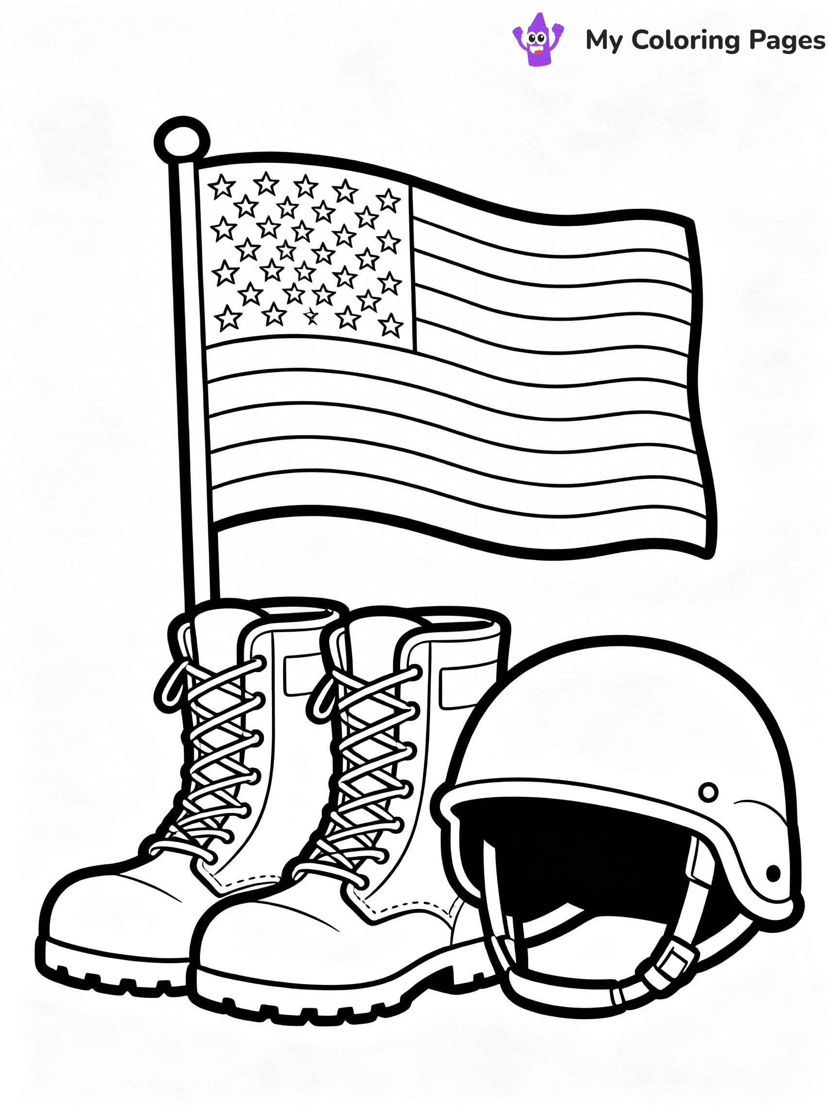 Veteran Coloring Pages - 4