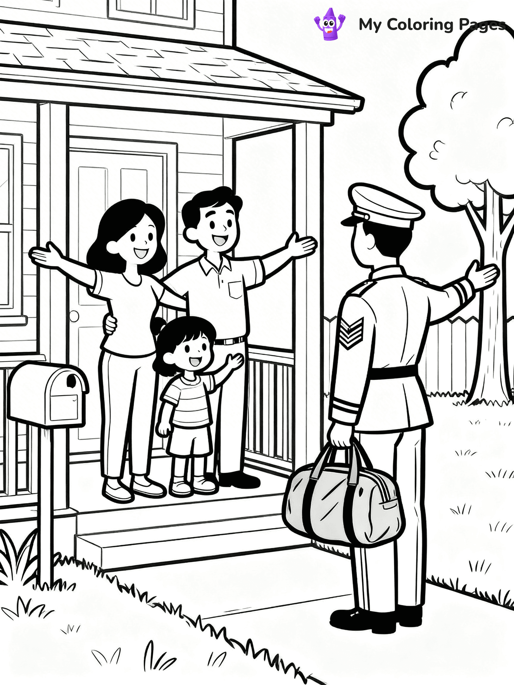 Veteran Coloring Pages - 3