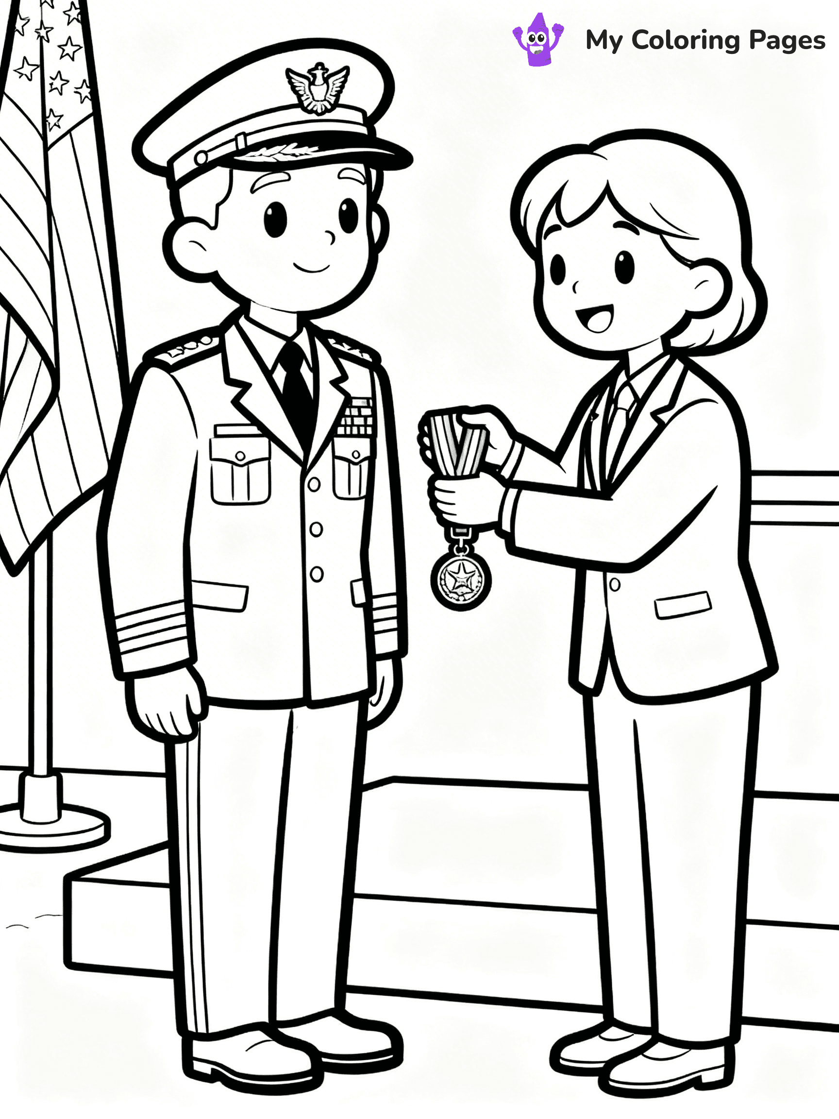 Veteran Coloring Pages - 1