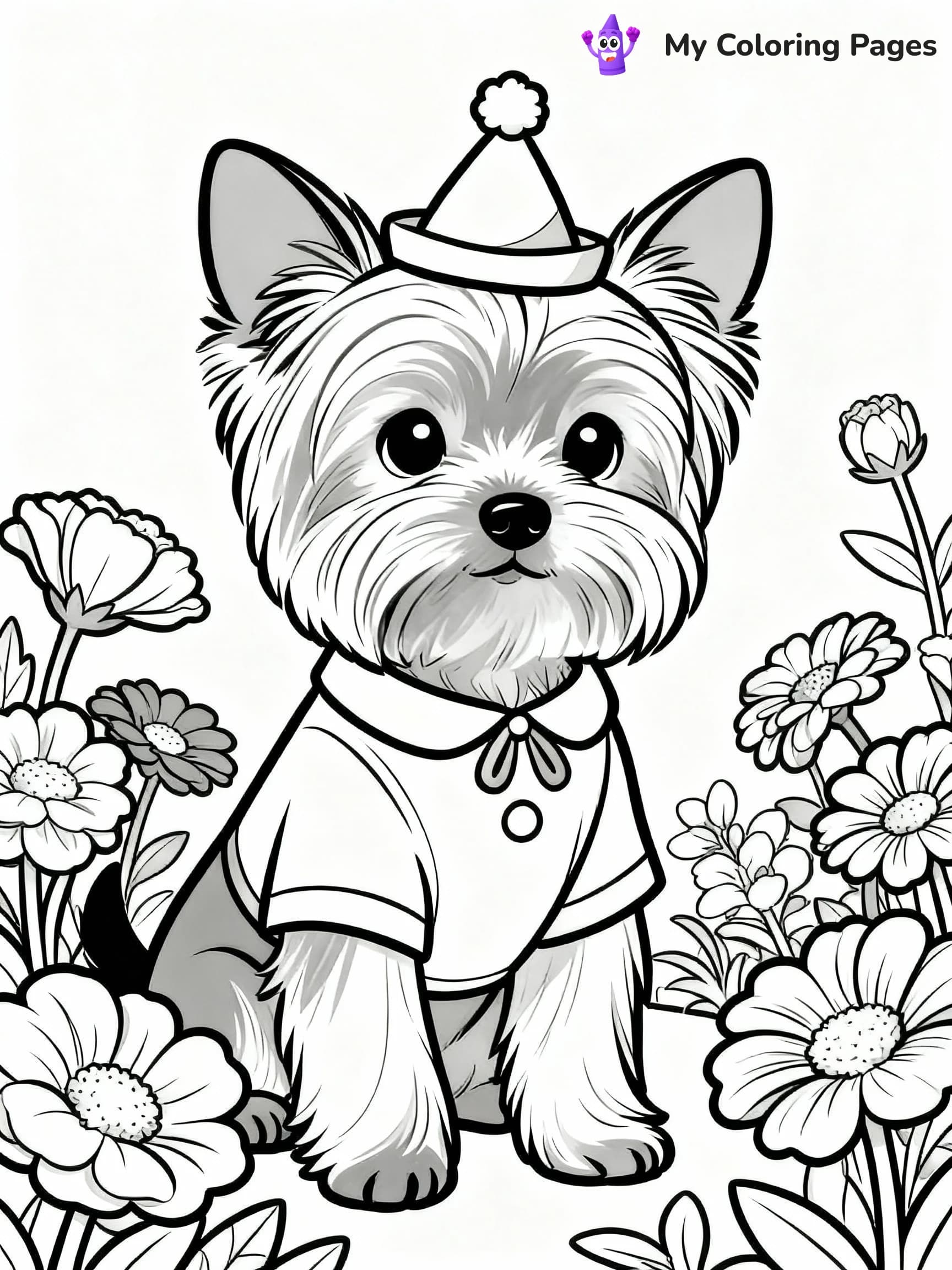 Dog Coloring Pages - 24