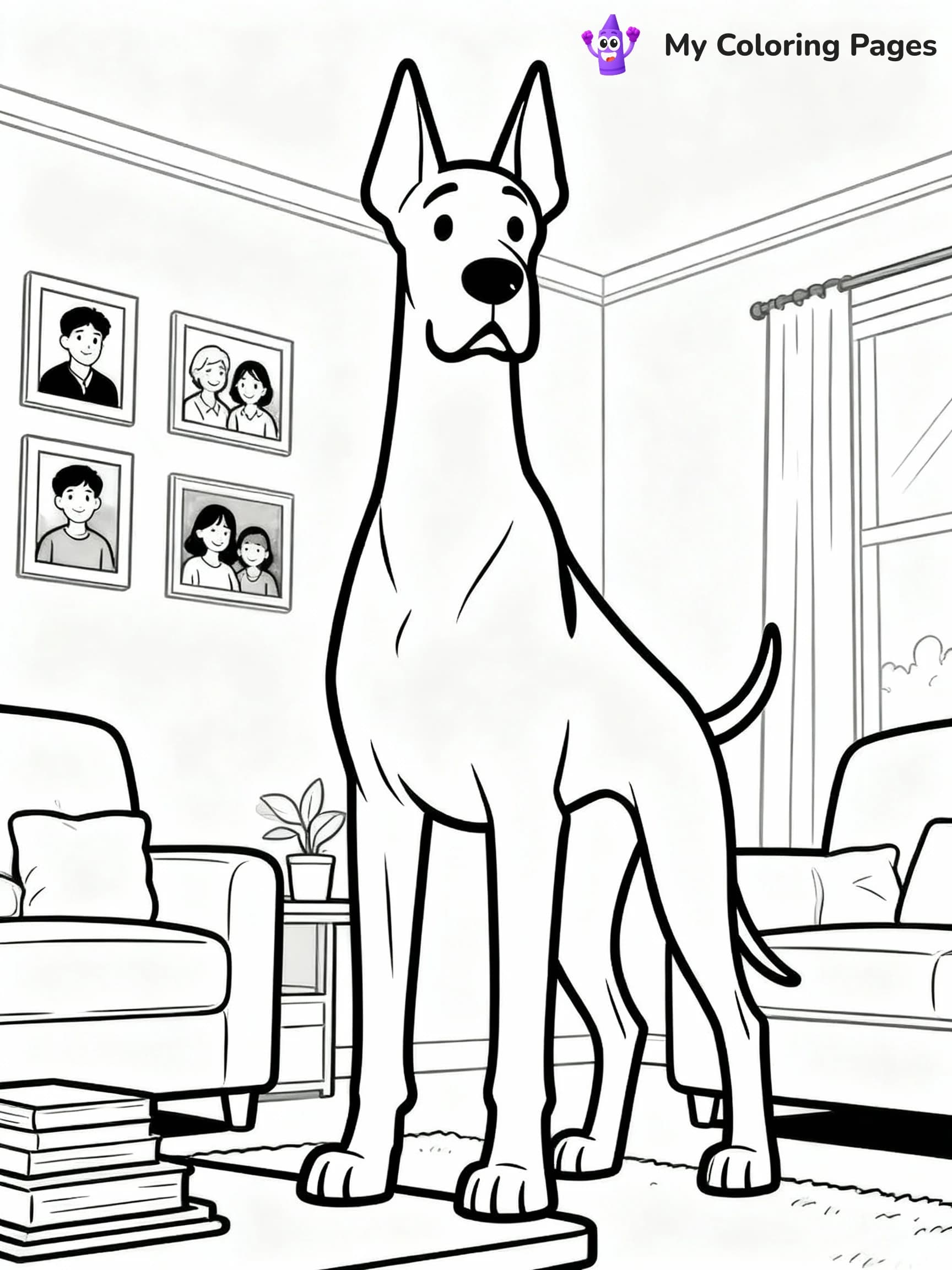 Dog Coloring Pages - 12