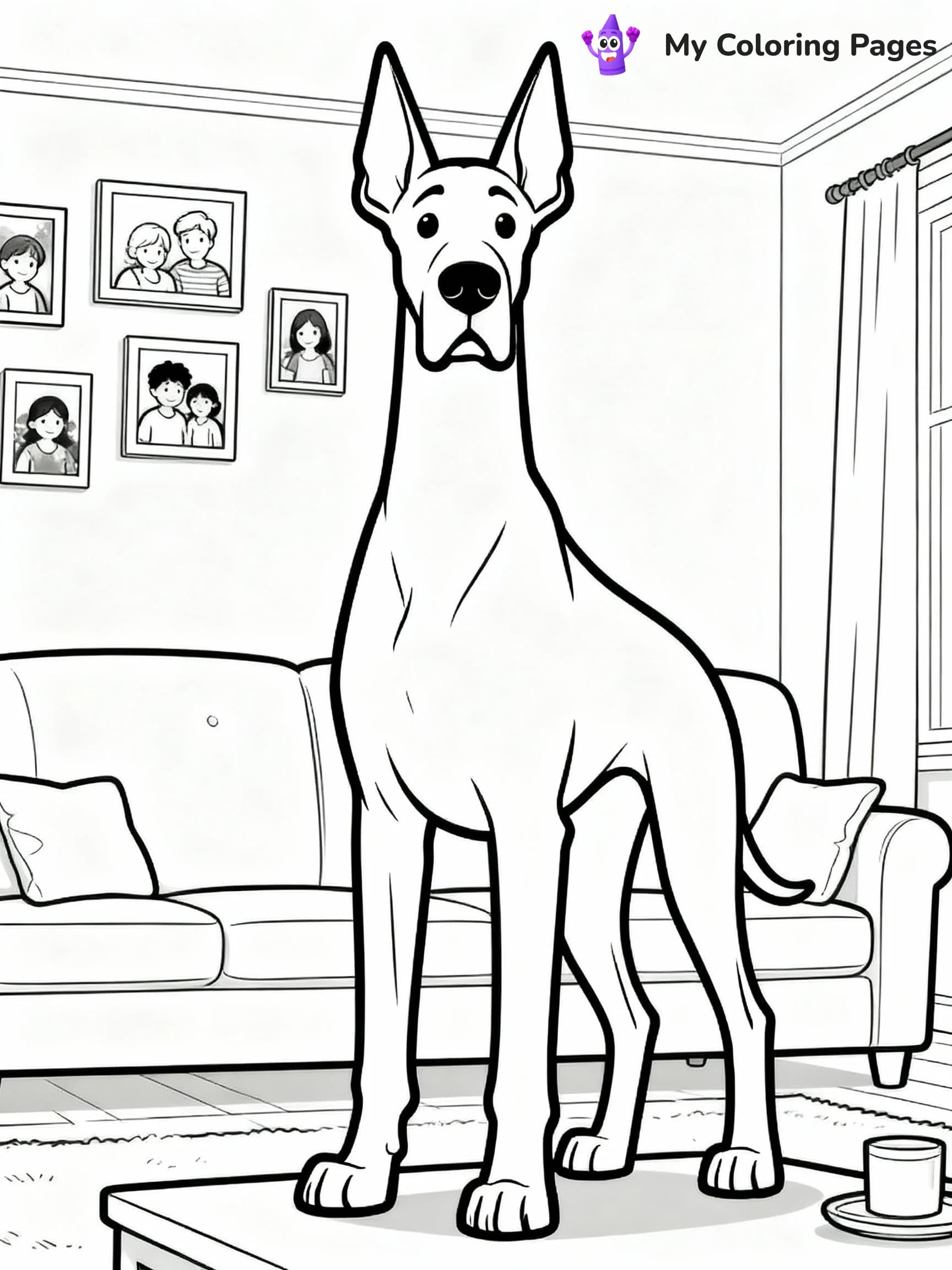 Dog Coloring Pages - 11