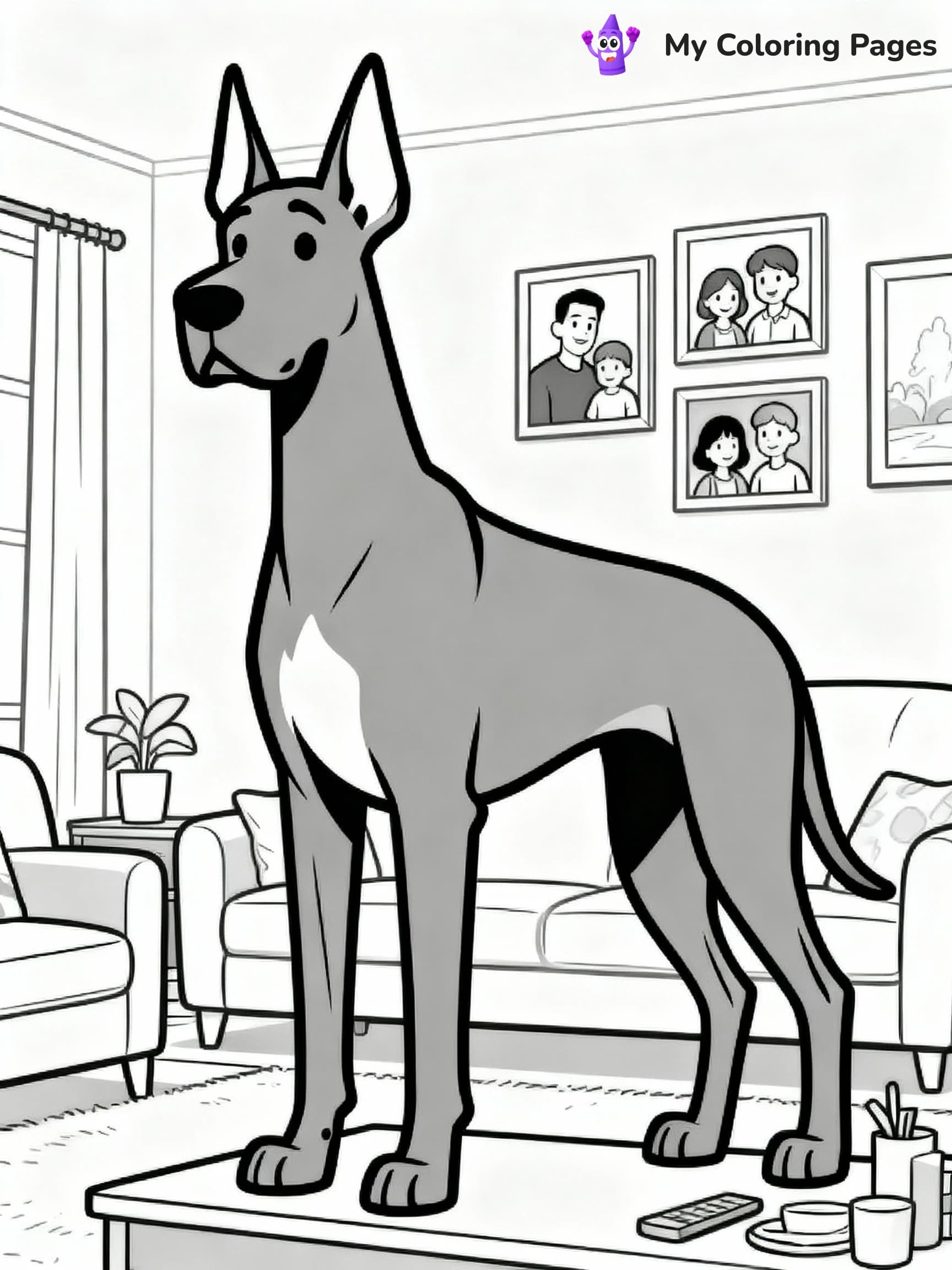 Dog Coloring Pages - 10