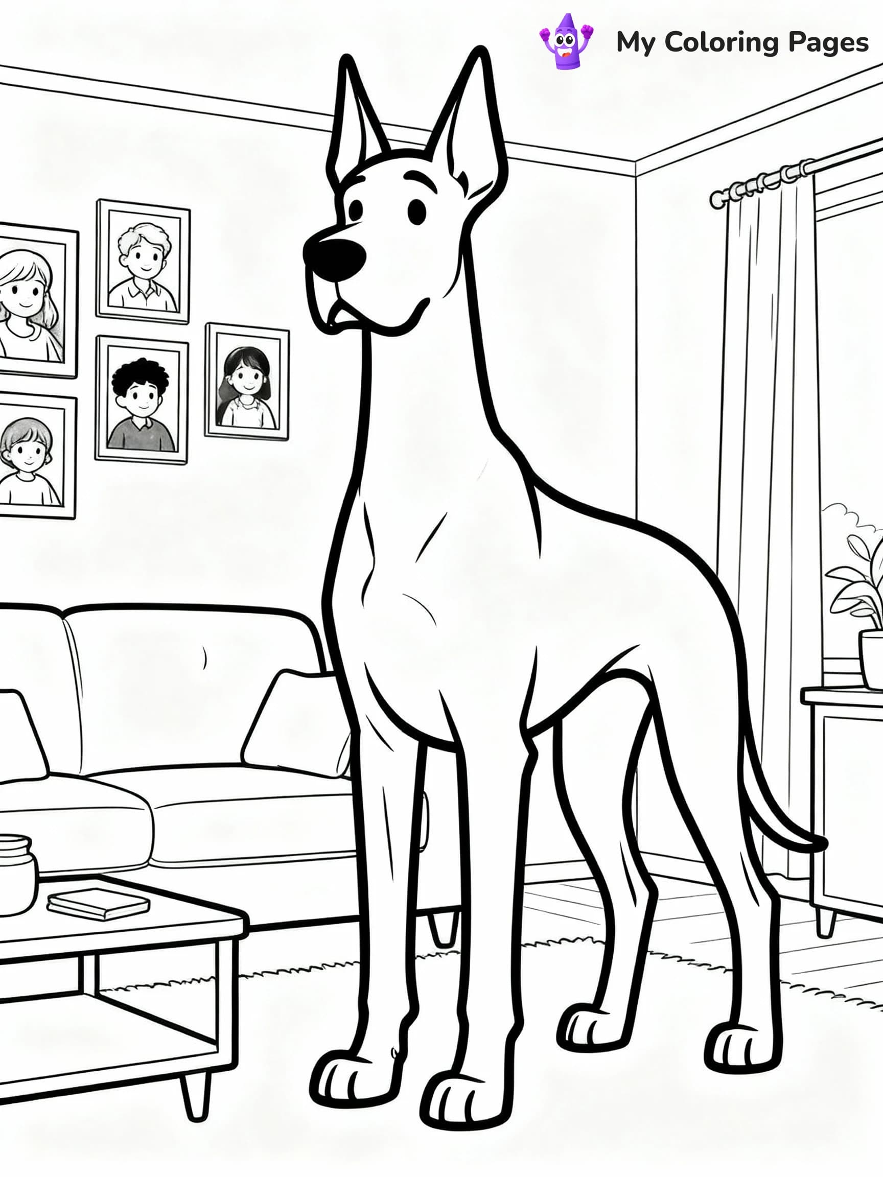 Dog Coloring Pages - 7