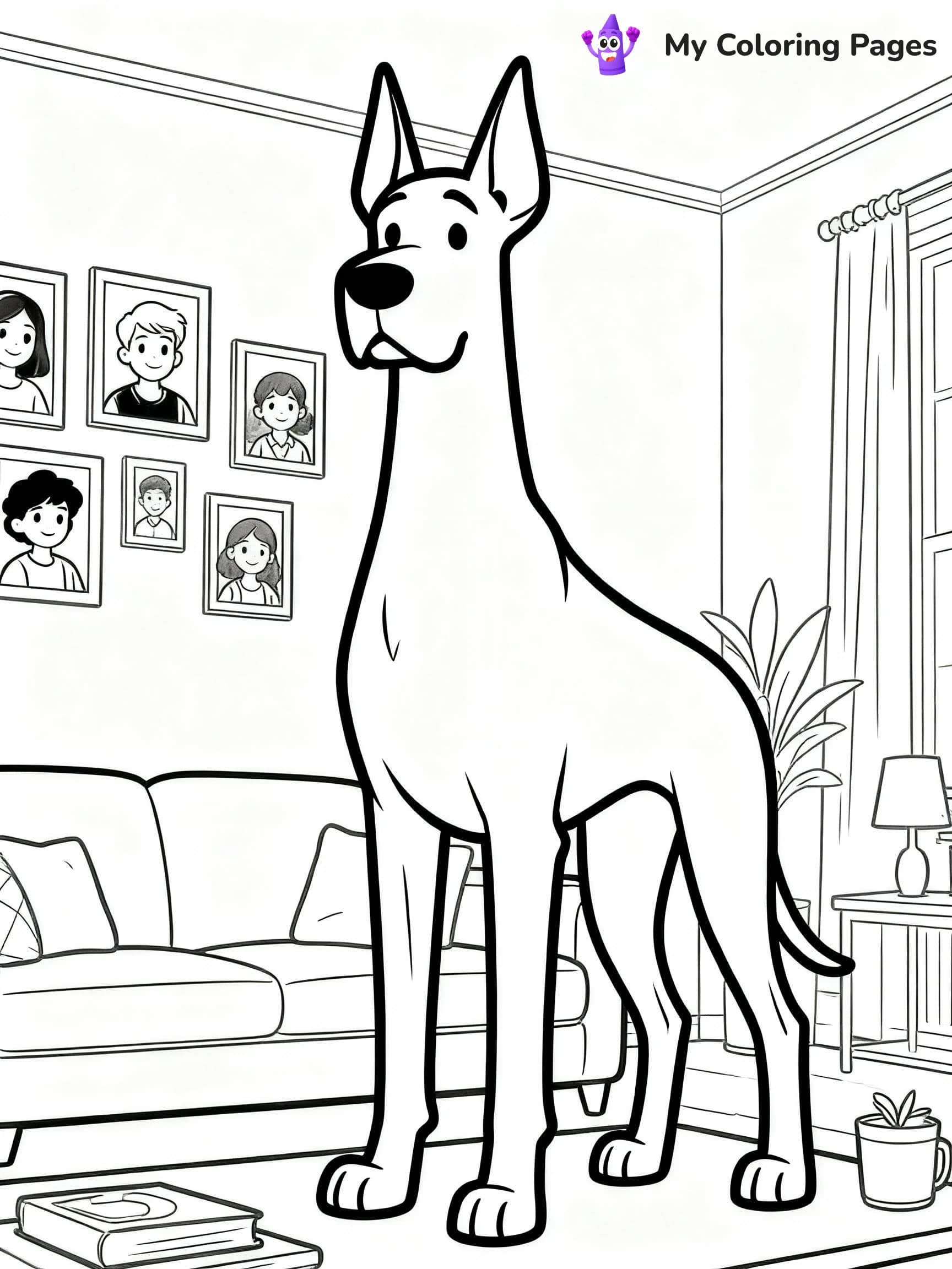 Dog Coloring Pages - 6