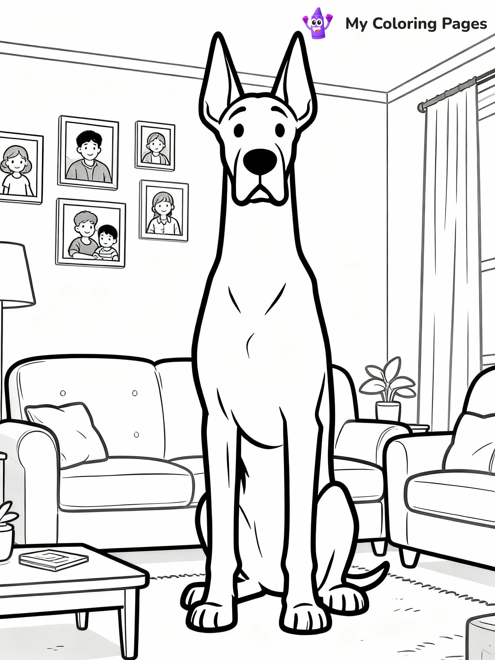 Dog Coloring Pages - 1