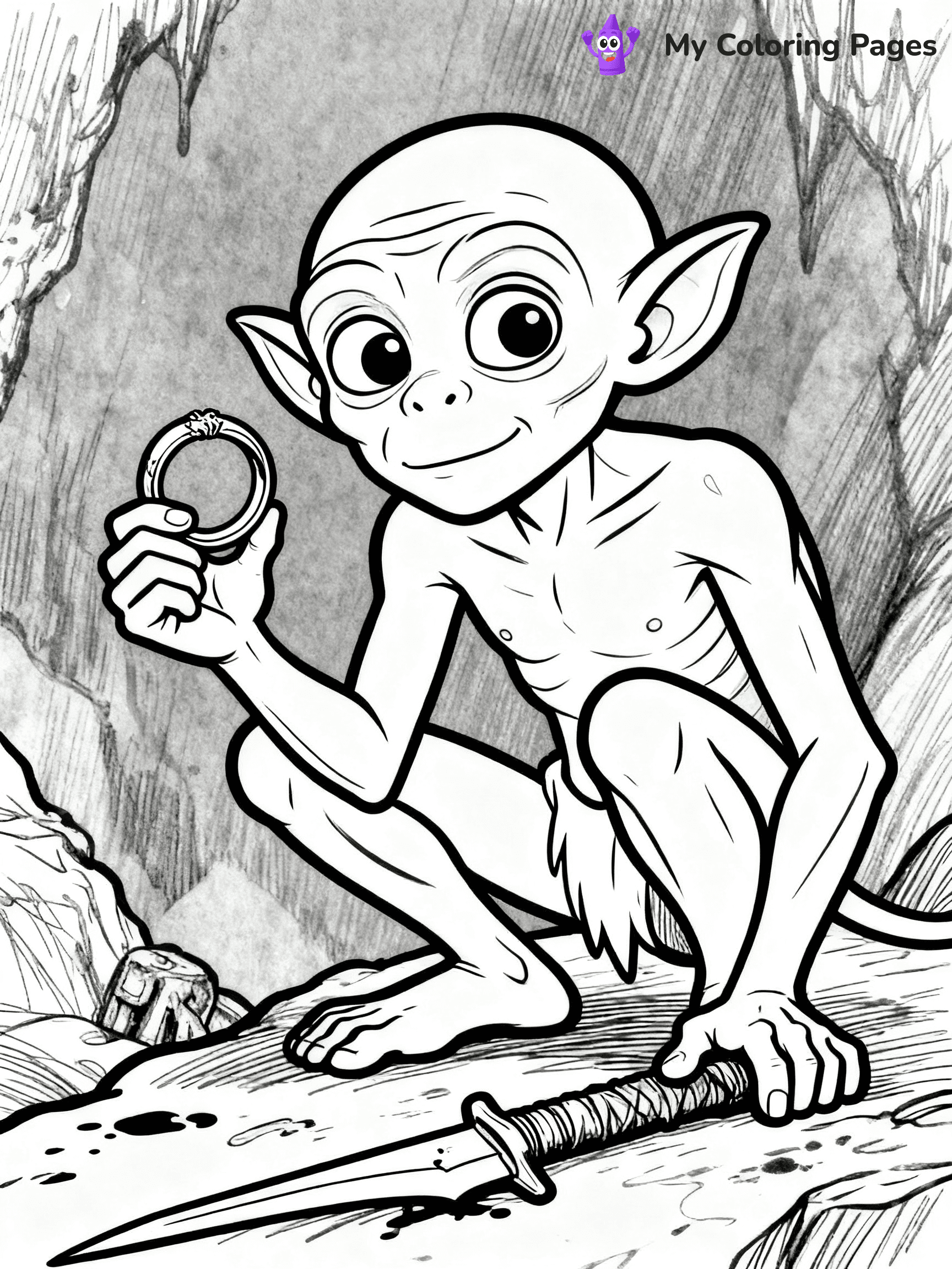 Lord Of The Rings Coloring Pages - 19