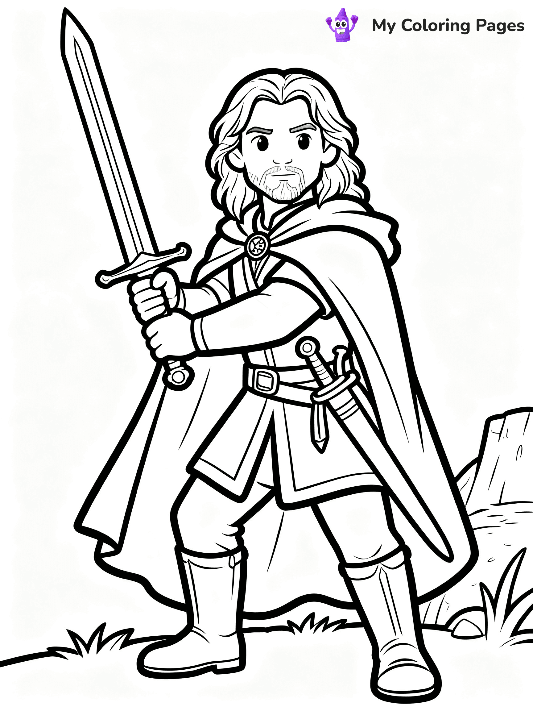 Lord Of The Rings Coloring Pages - 12