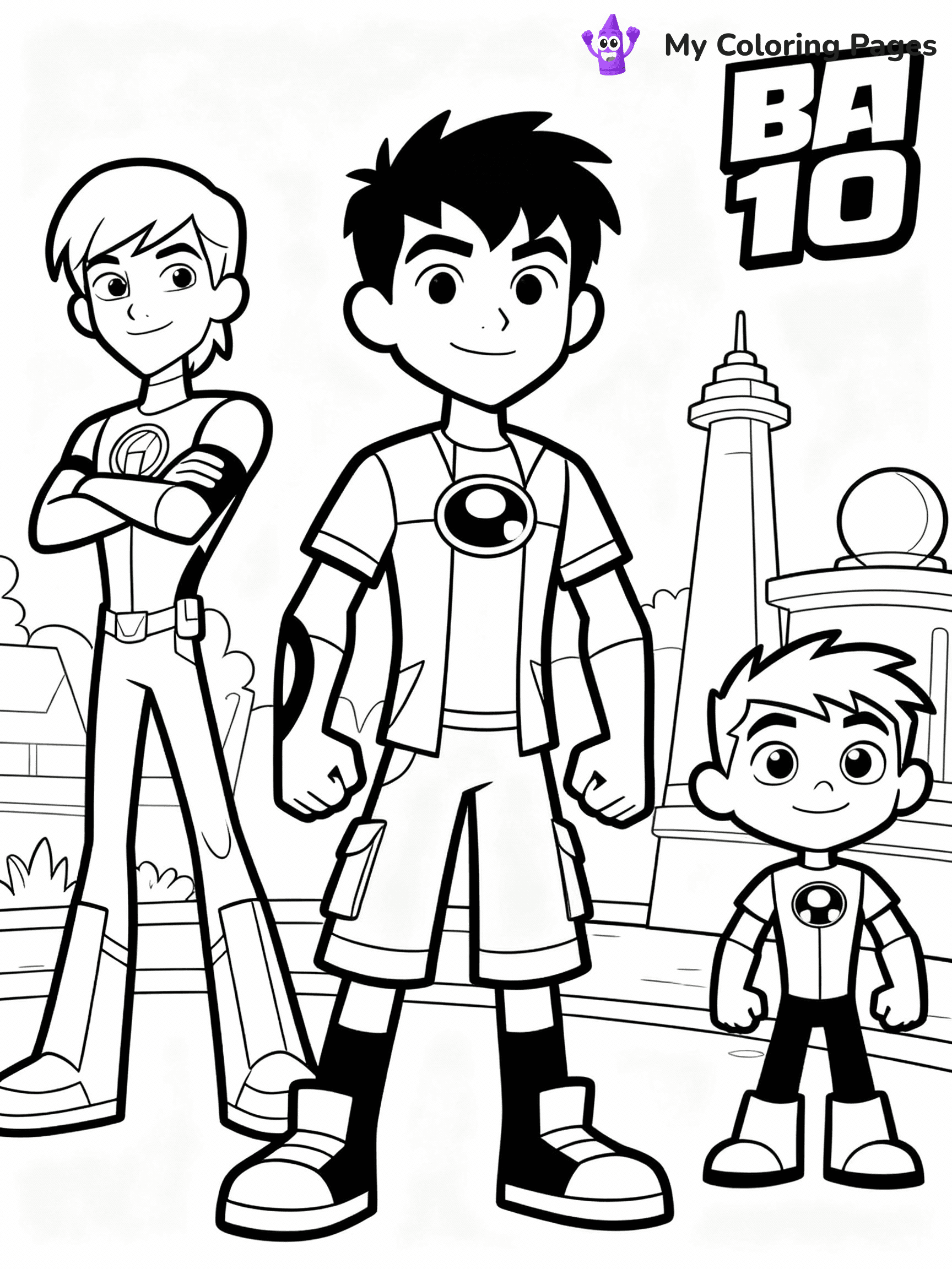 Ben 10 Coloring Pages - 24