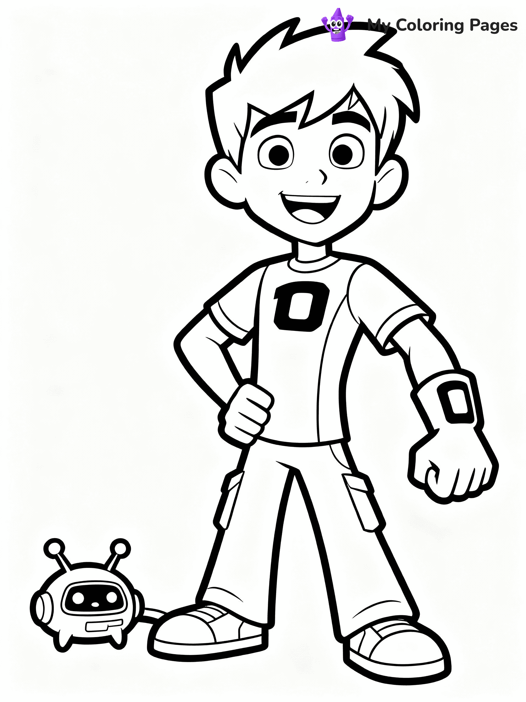Ben 10 Coloring Pages - 23