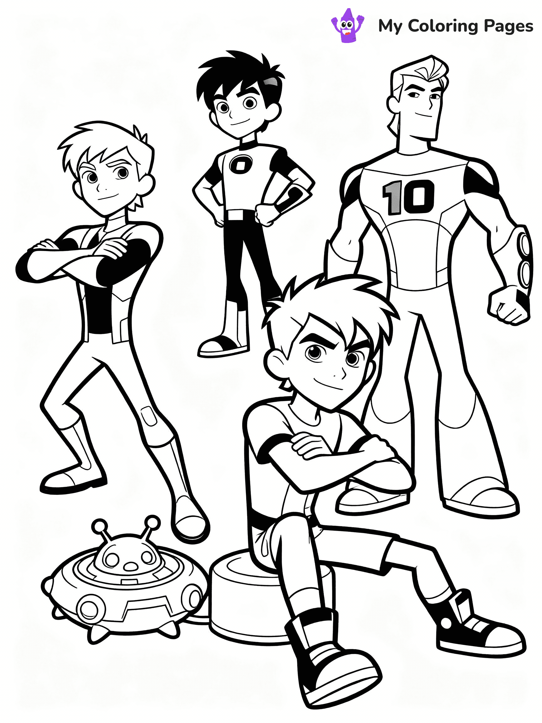 Ben 10 Coloring Pages - 22