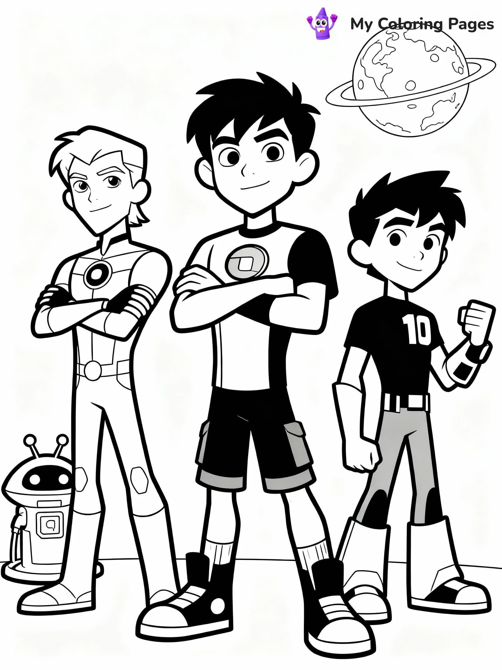 Ben 10 Coloring Pages - 19