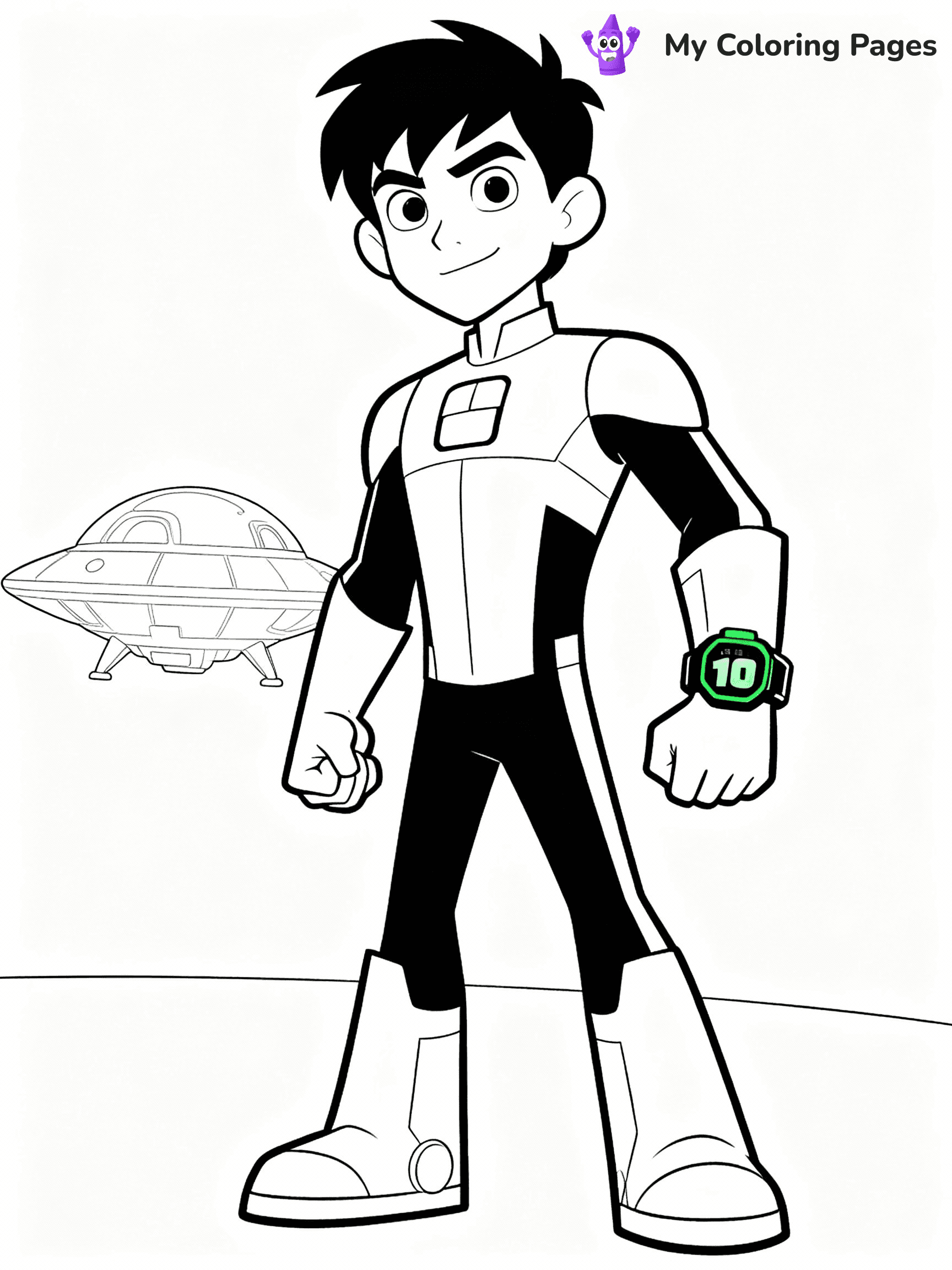 Ben 10 Coloring Pages - 17
