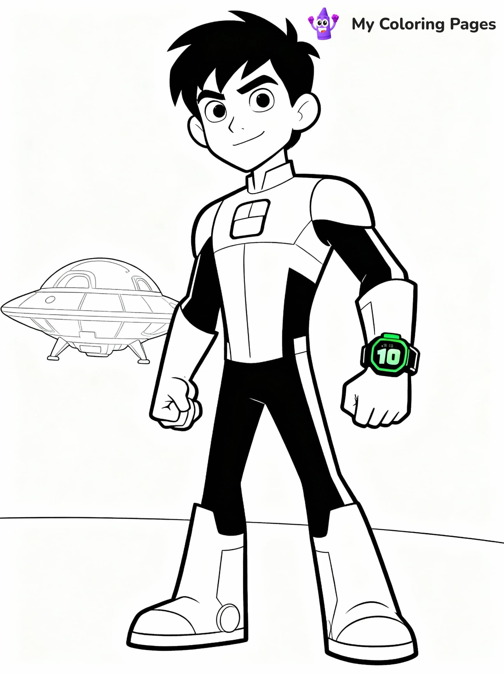 Ben 10 Coloring Pages - 17