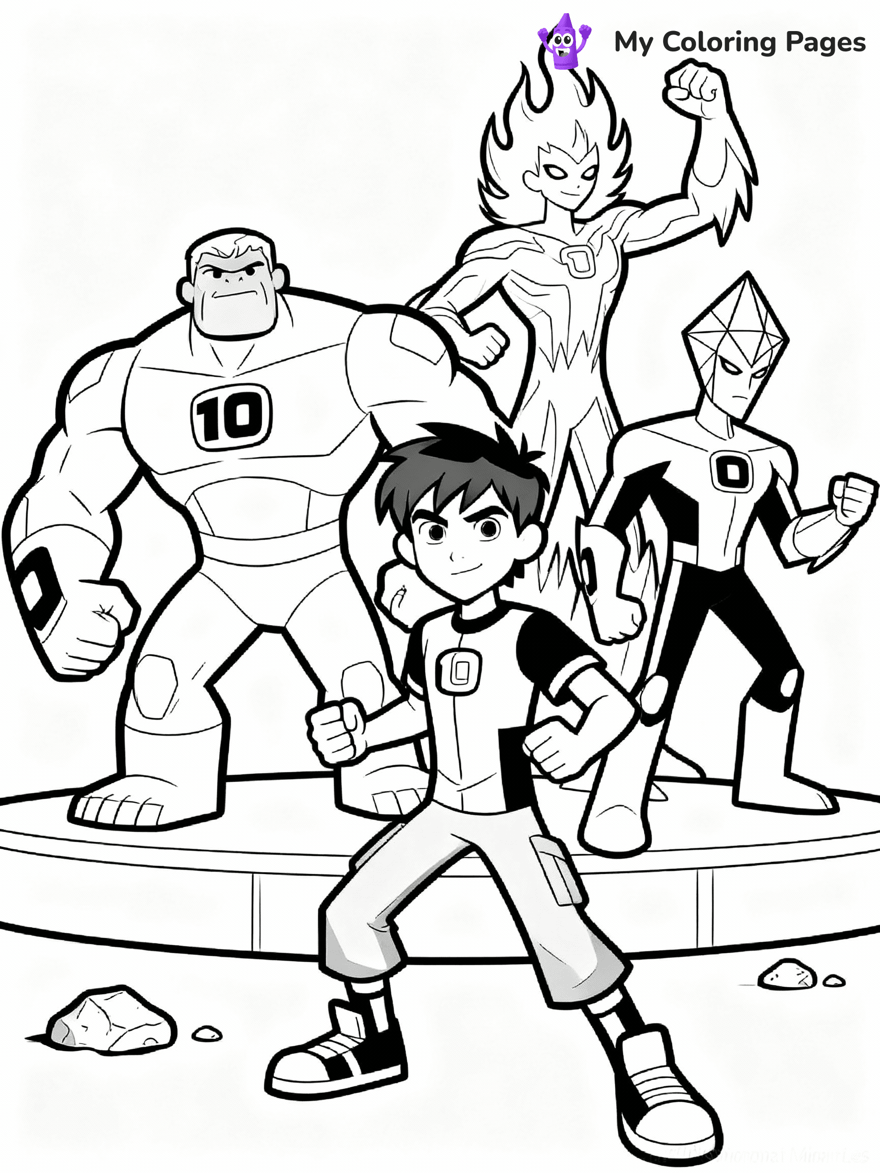 Ben 10 Coloring Pages - 16