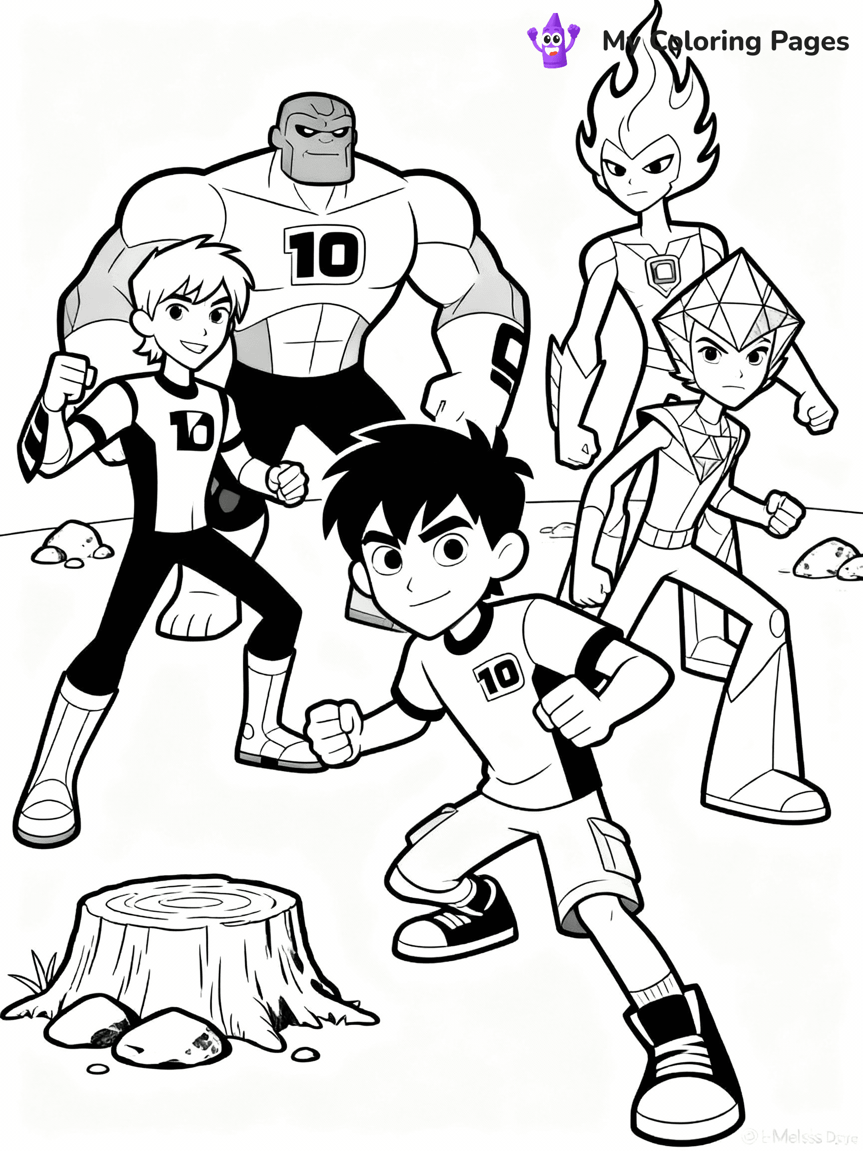 Ben 10 Coloring Pages - 11