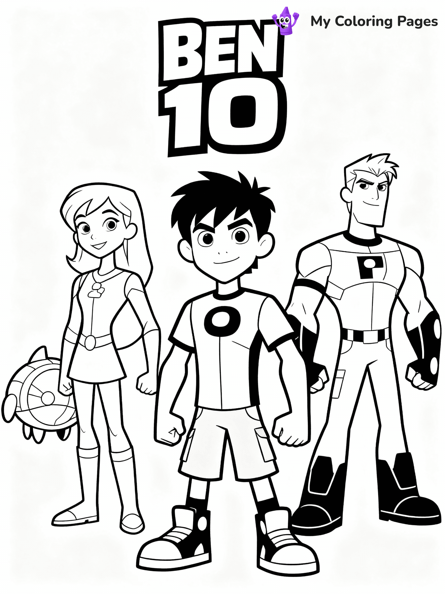 Ben 10 Coloring Pages - 9