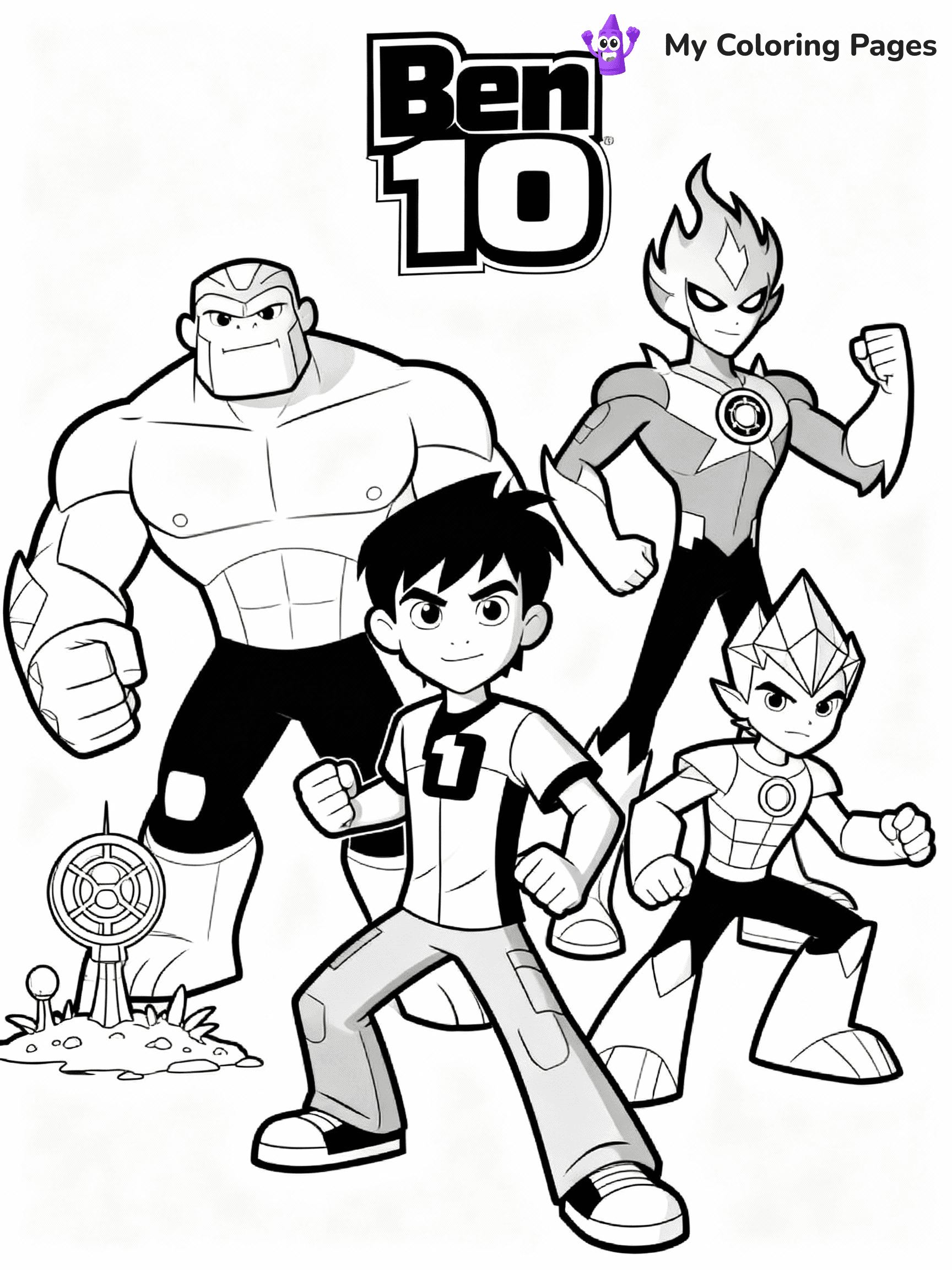 Ben 10 Coloring Pages - 5
