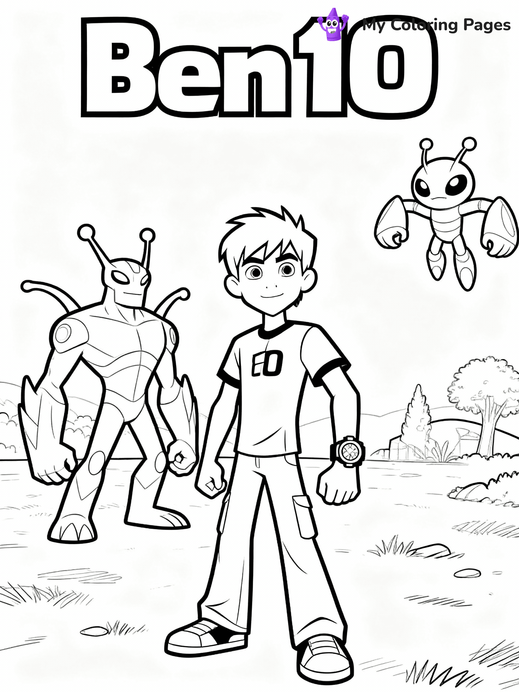 Ben 10 Coloring Pages - 4