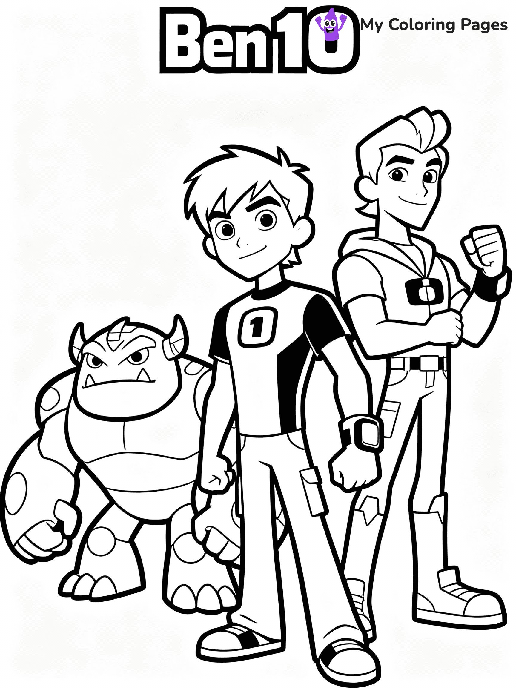 Ben 10 Coloring Pages - 3