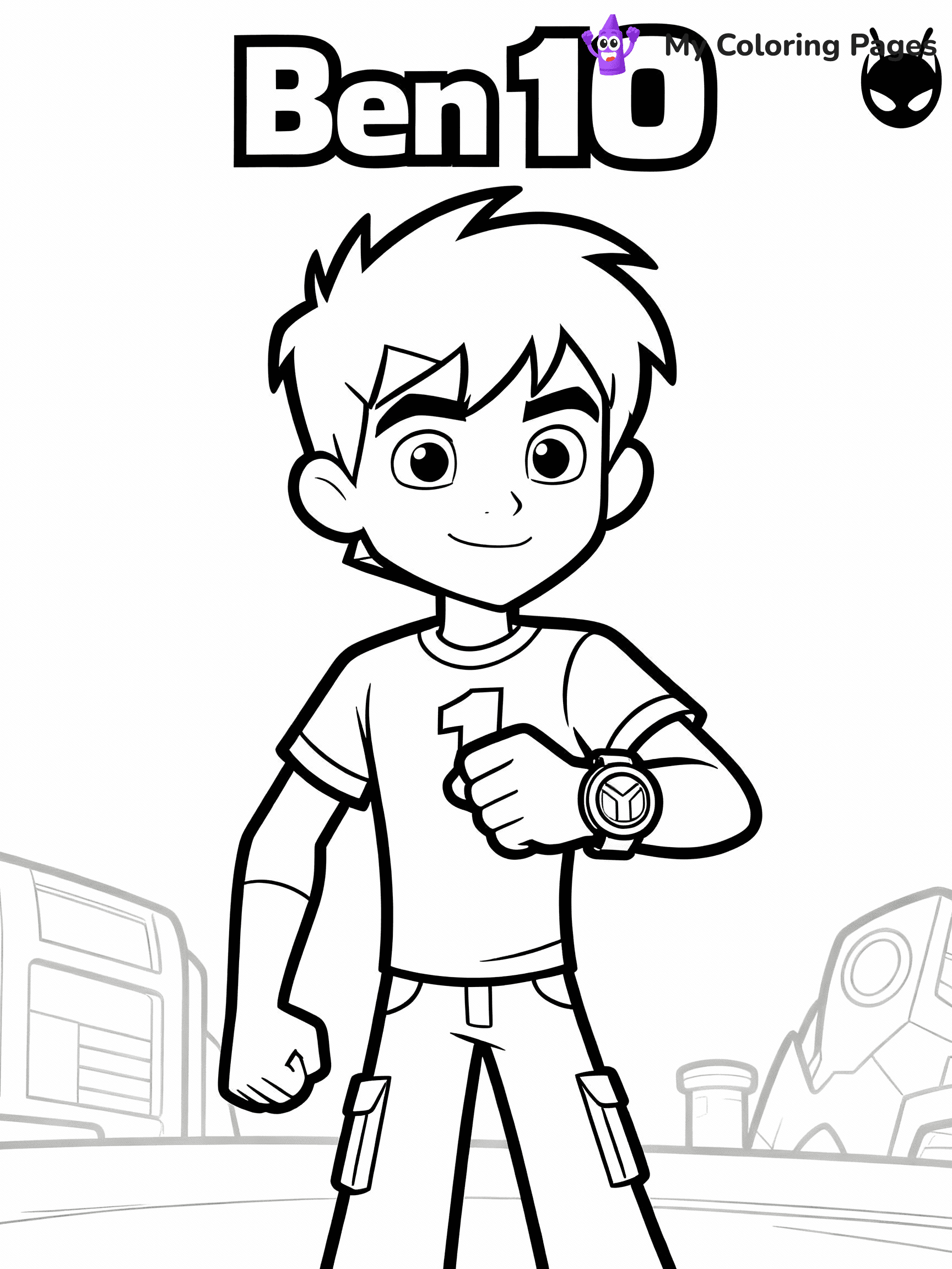 Ben 10 Coloring Pages - 2