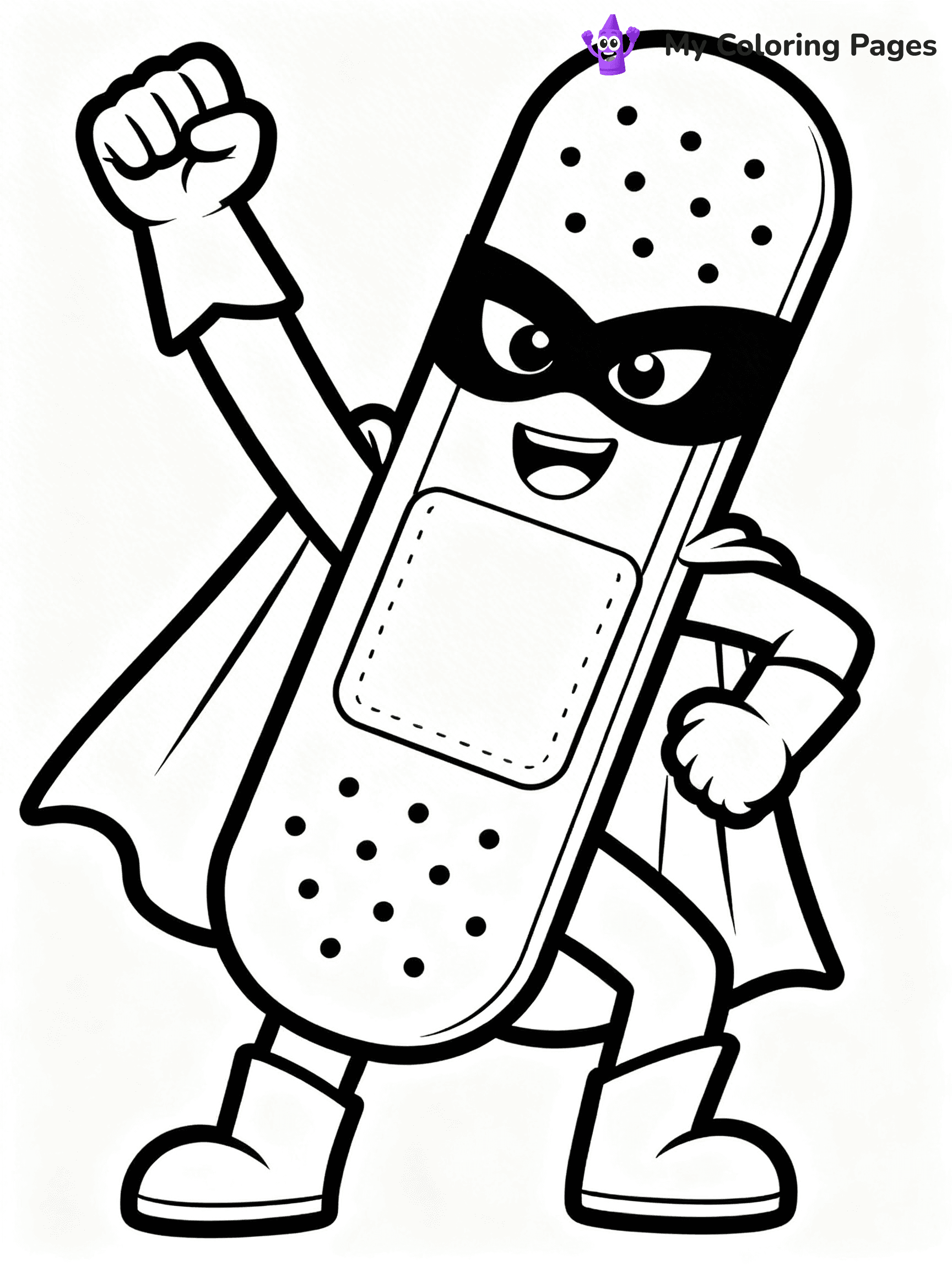 Band-Aid Coloring Pages - 14