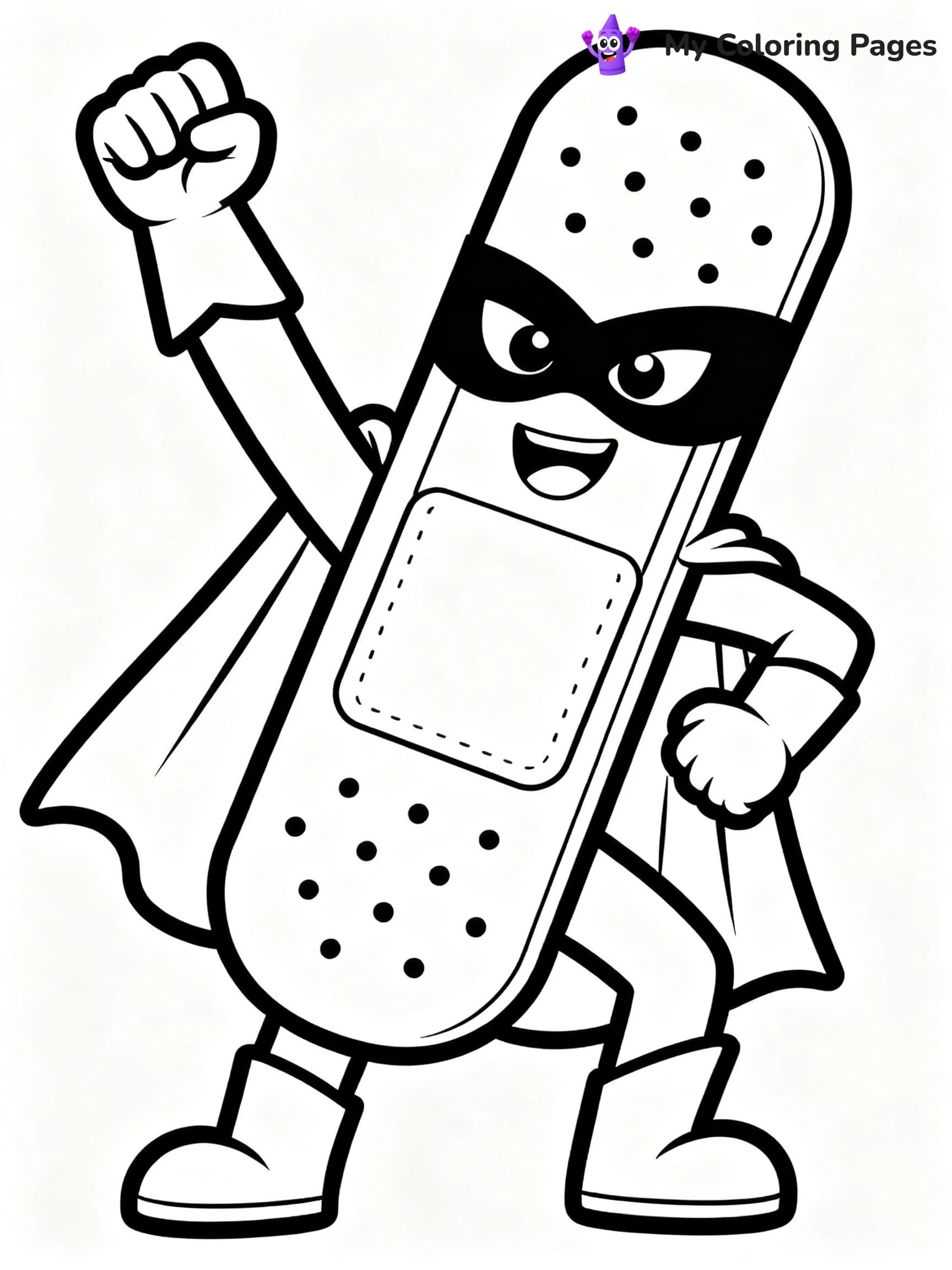 Band-Aid Coloring Pages - 13