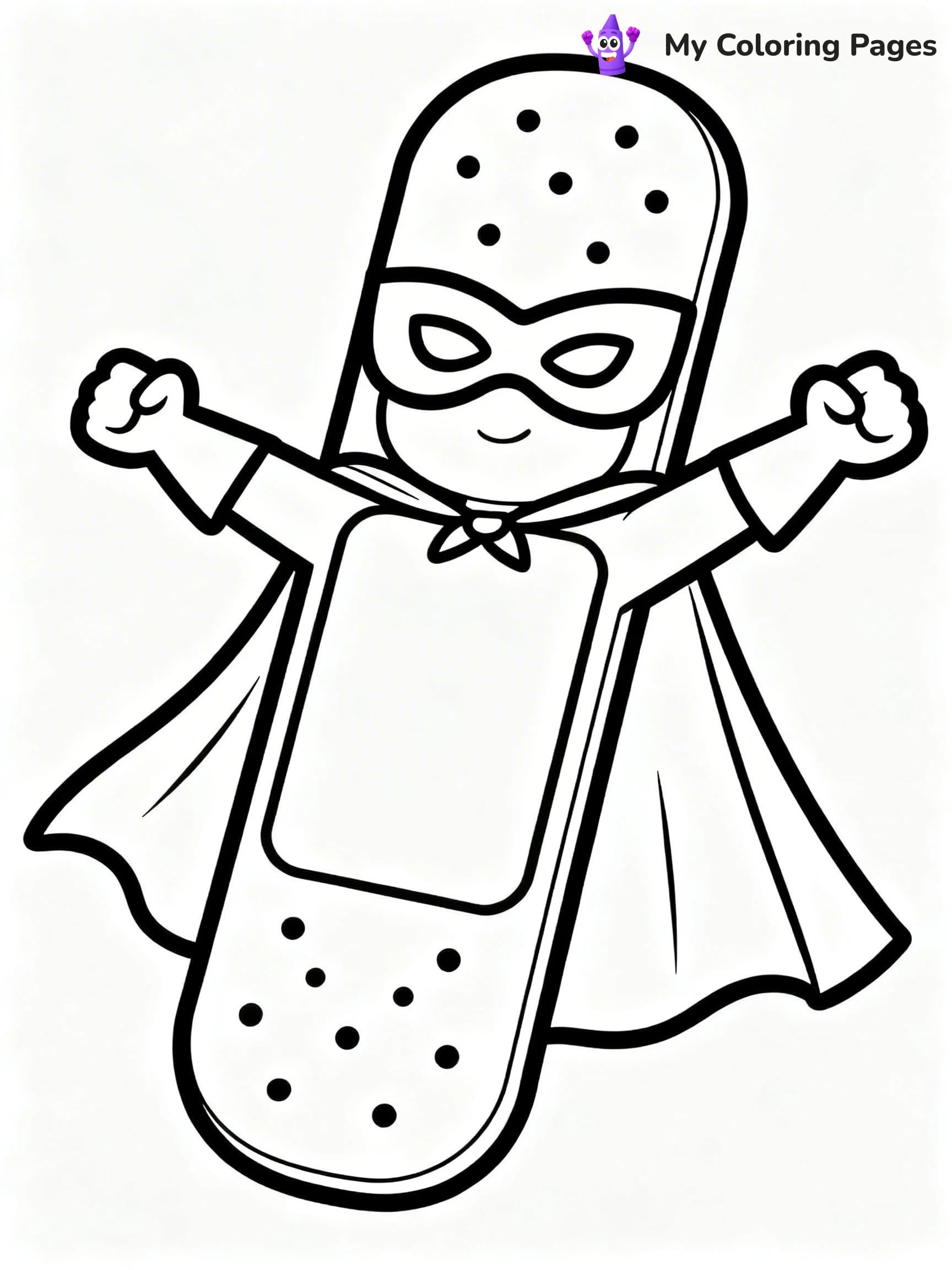 Band-Aid Coloring Pages - 9