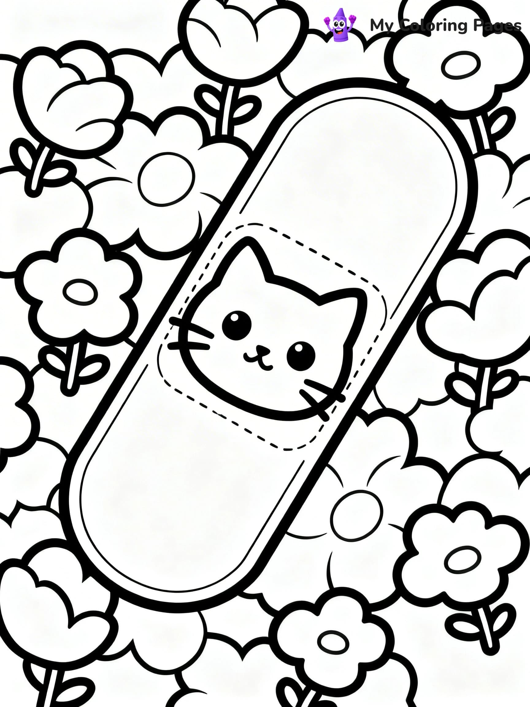 Band-Aid Coloring Pages - 8