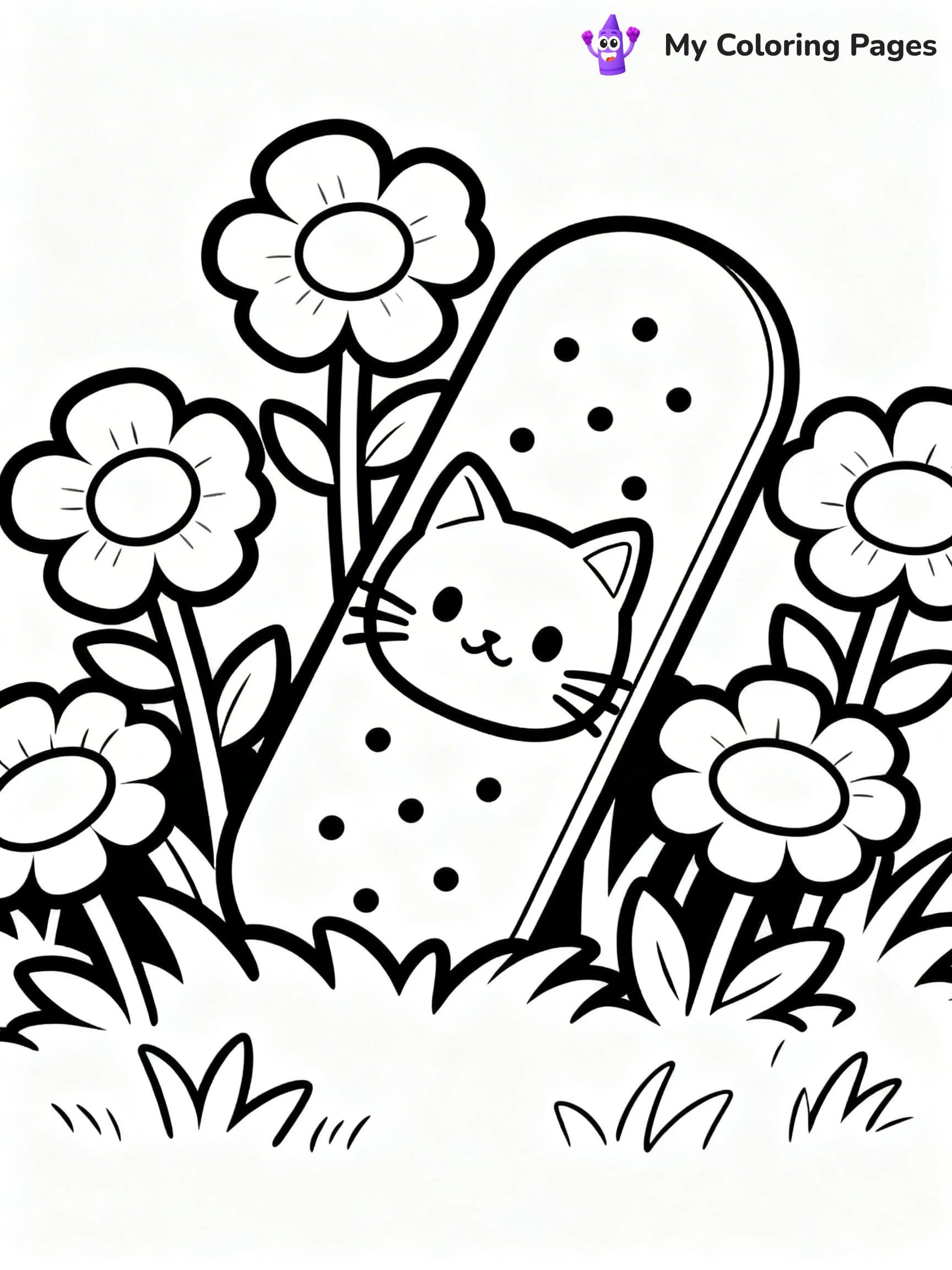 Band-Aid Coloring Pages - 4