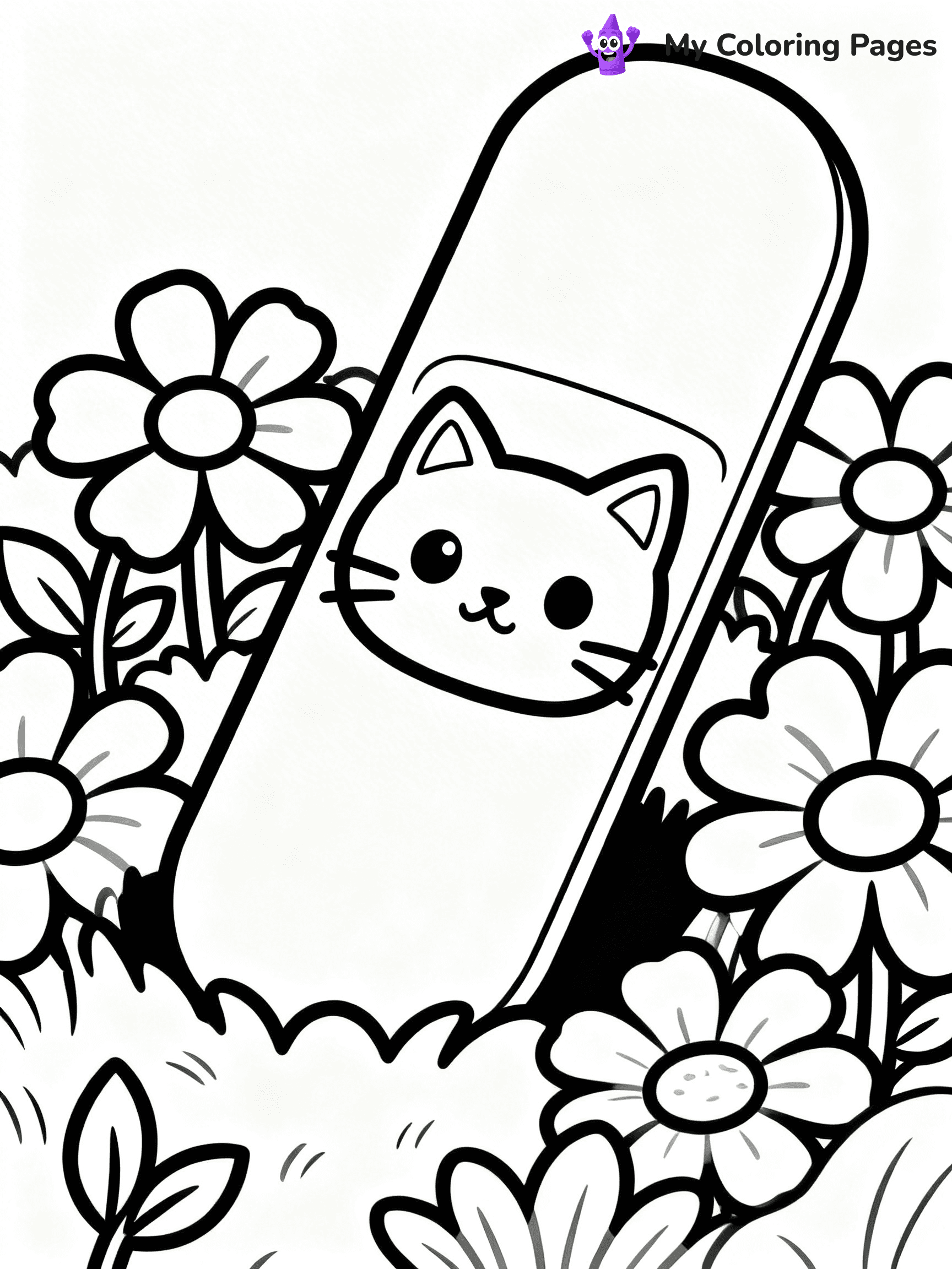 Band-Aid Coloring Pages - 1