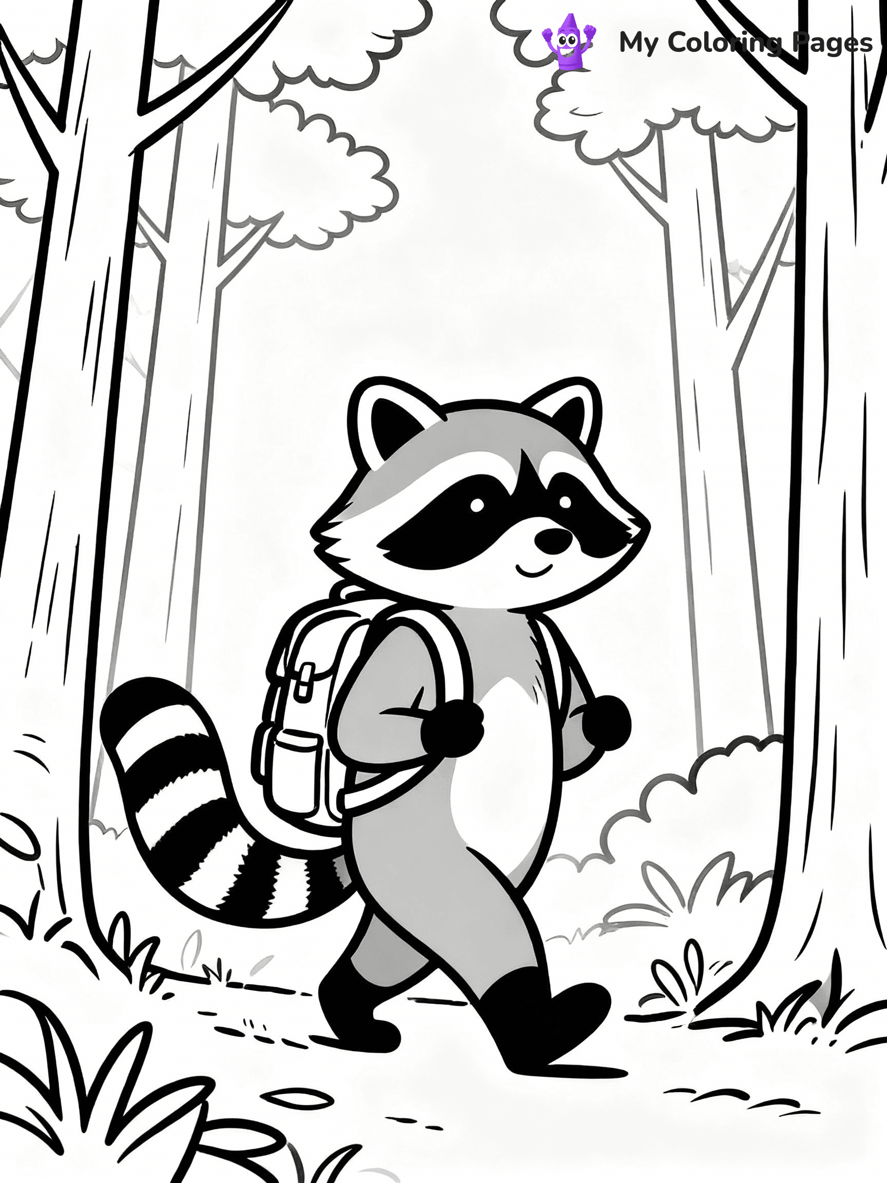 Raccoon Coloring Pages - 32