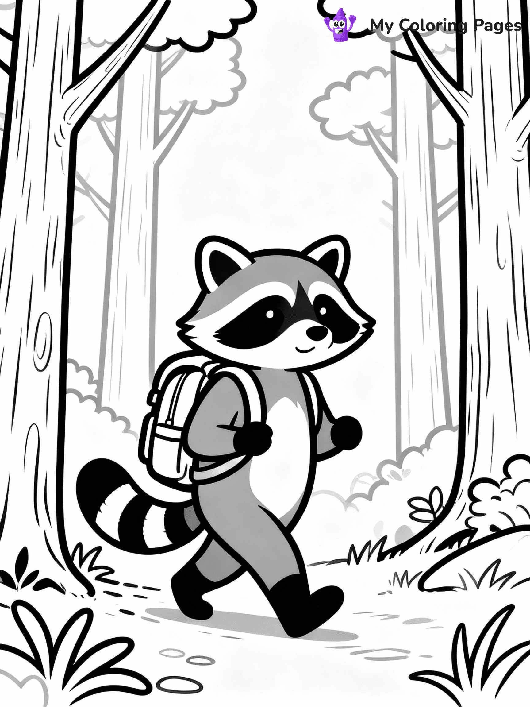 Raccoon Coloring Pages - 31