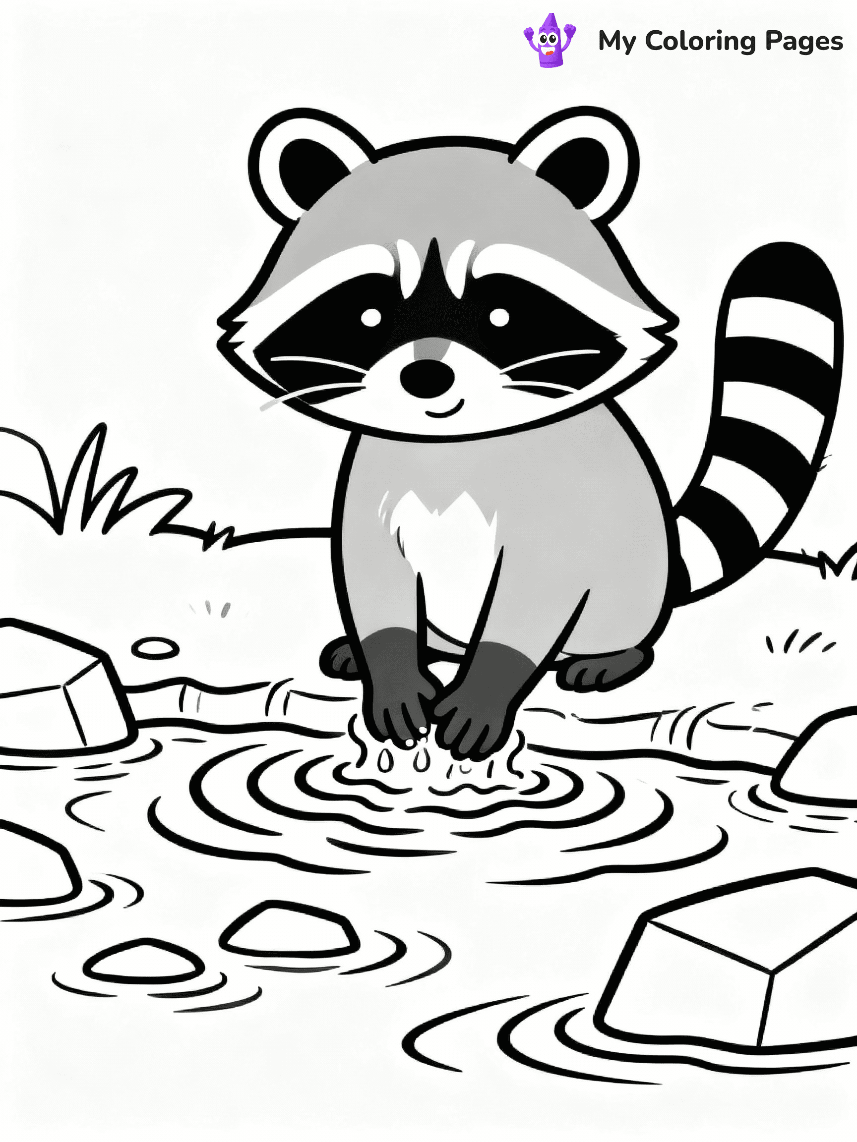 Raccoon Coloring Pages - 21