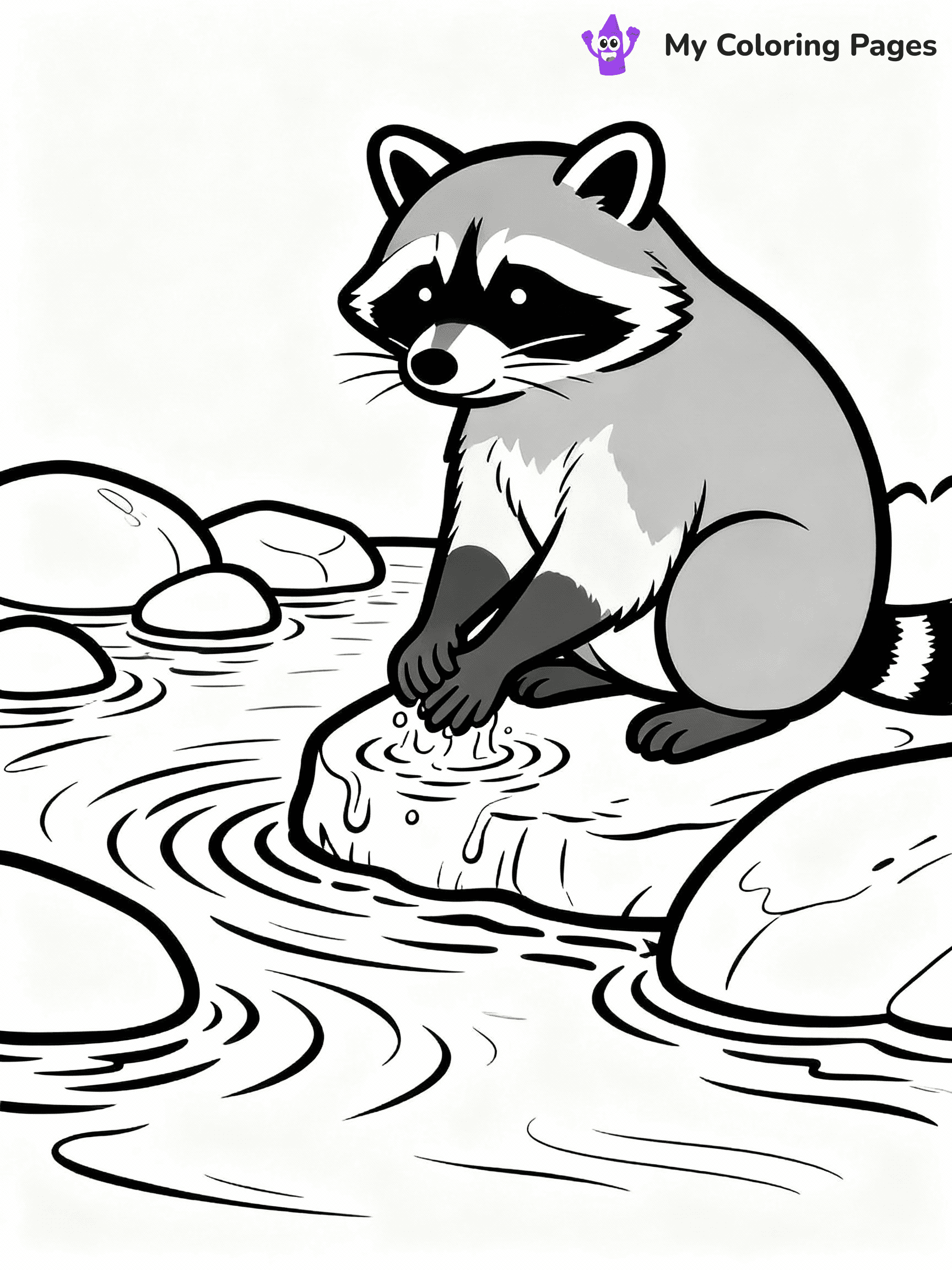 Raccoon Coloring Pages - 20