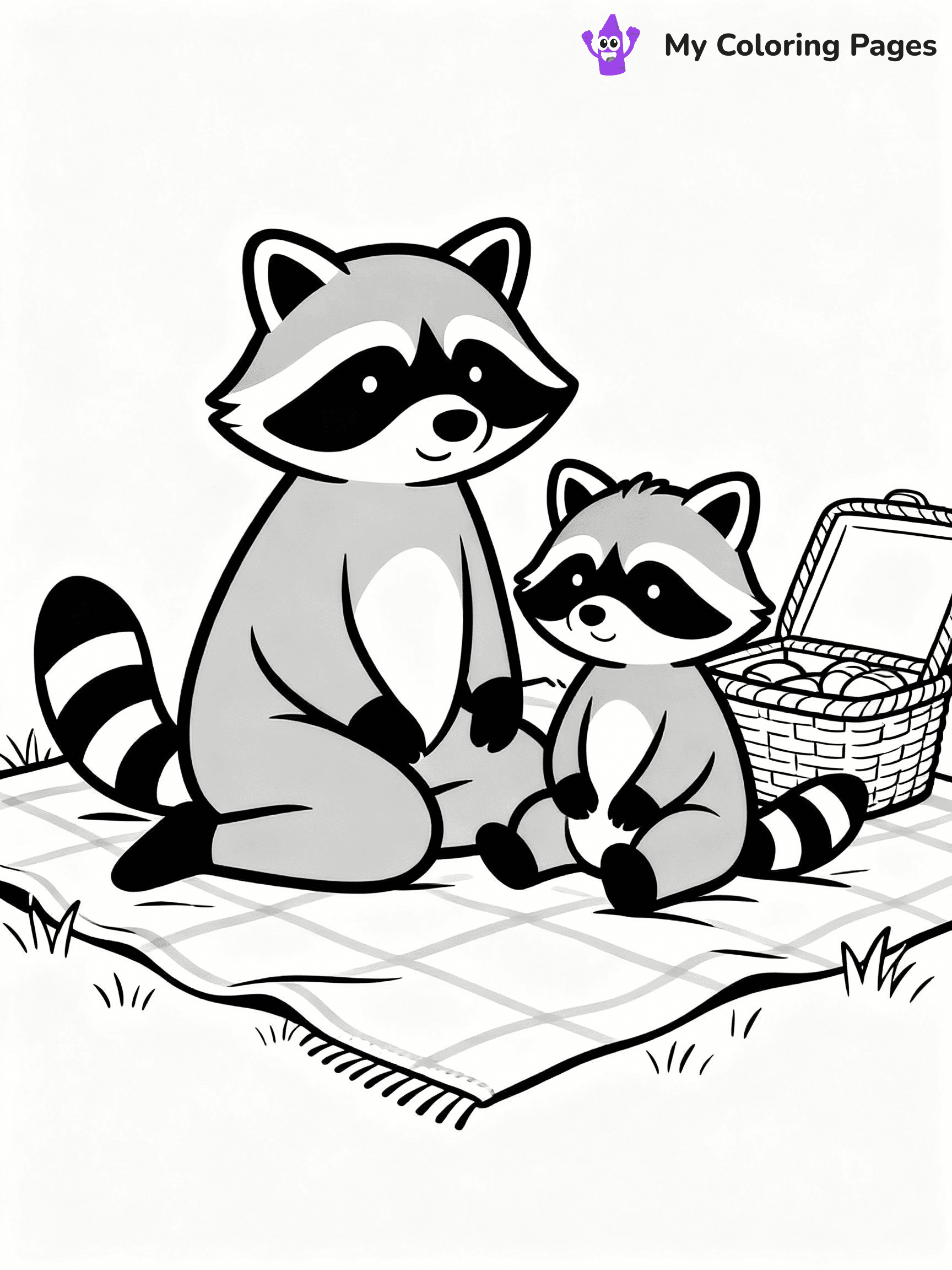 Raccoon Coloring Pages - 5