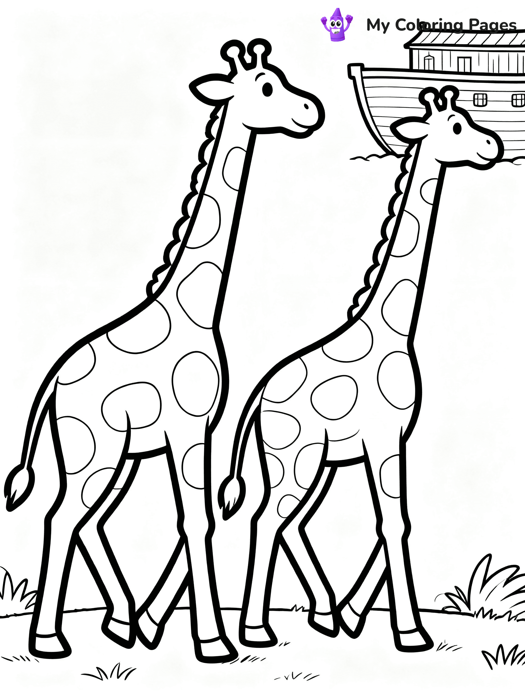 Preschool Noah's Ark Coloring Pages - 27