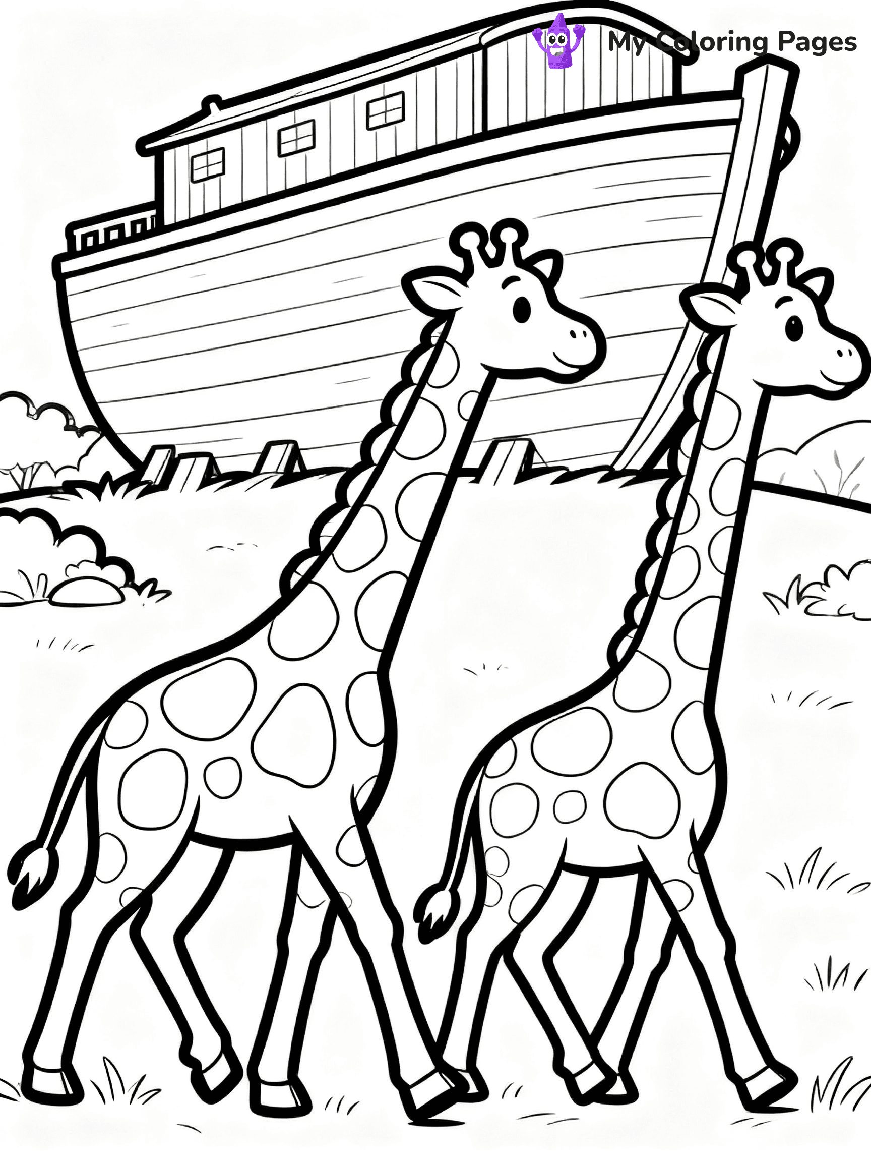 Preschool Noah's Ark Coloring Pages - 26