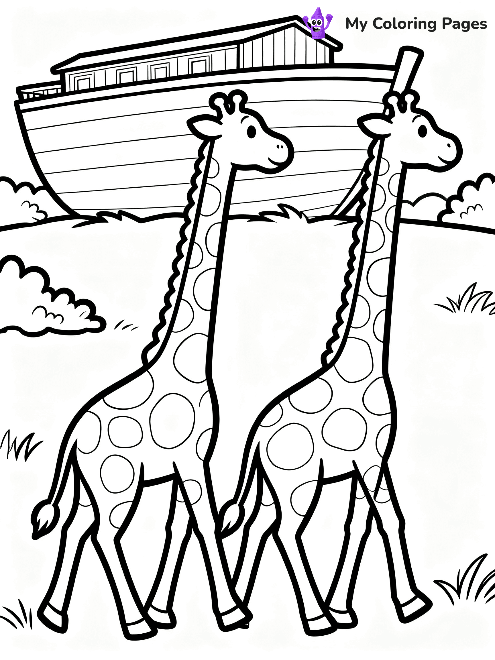 Preschool Noah's Ark Coloring Pages - 25