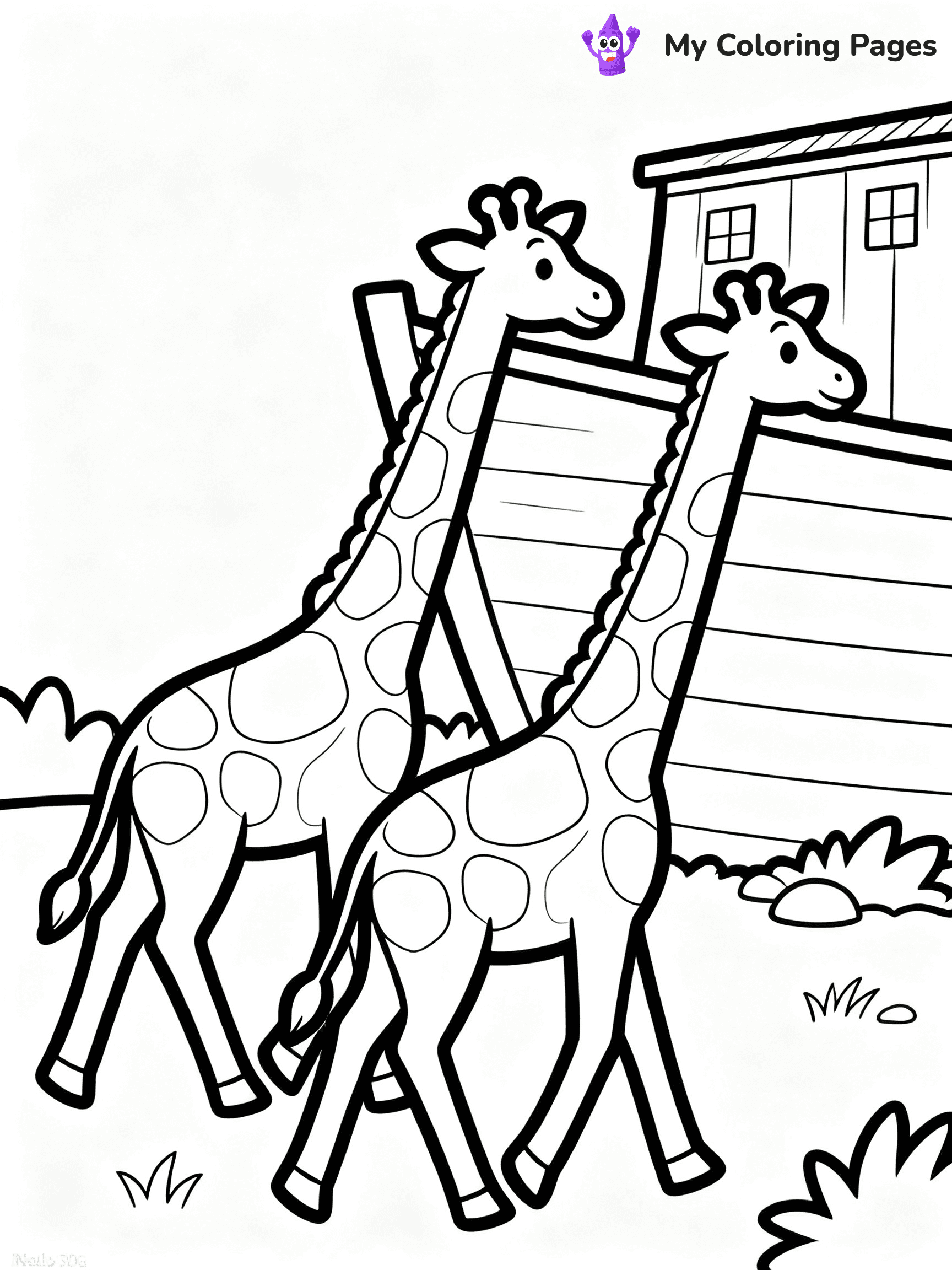 Preschool Noah's Ark Coloring Pages - 24