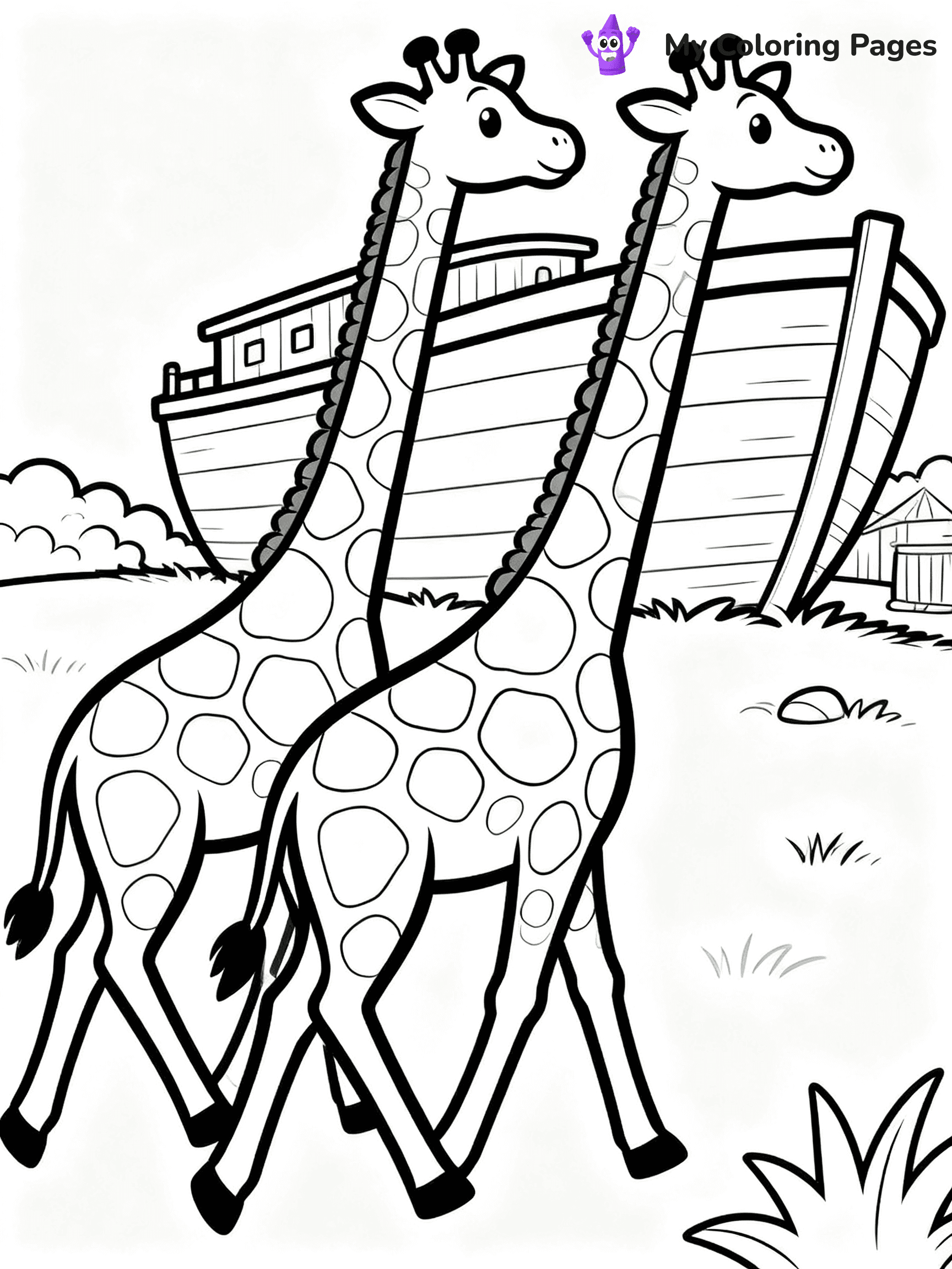 Preschool Noah's Ark Coloring Pages - 23