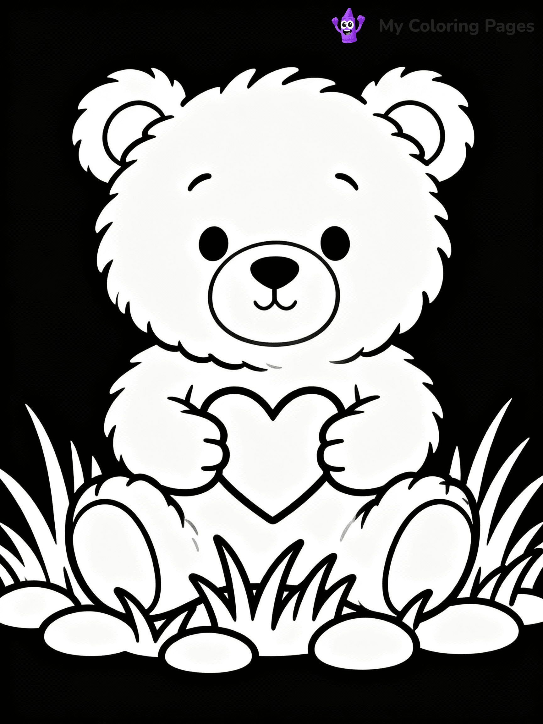 Teddy Bear Coloring Pages - 60