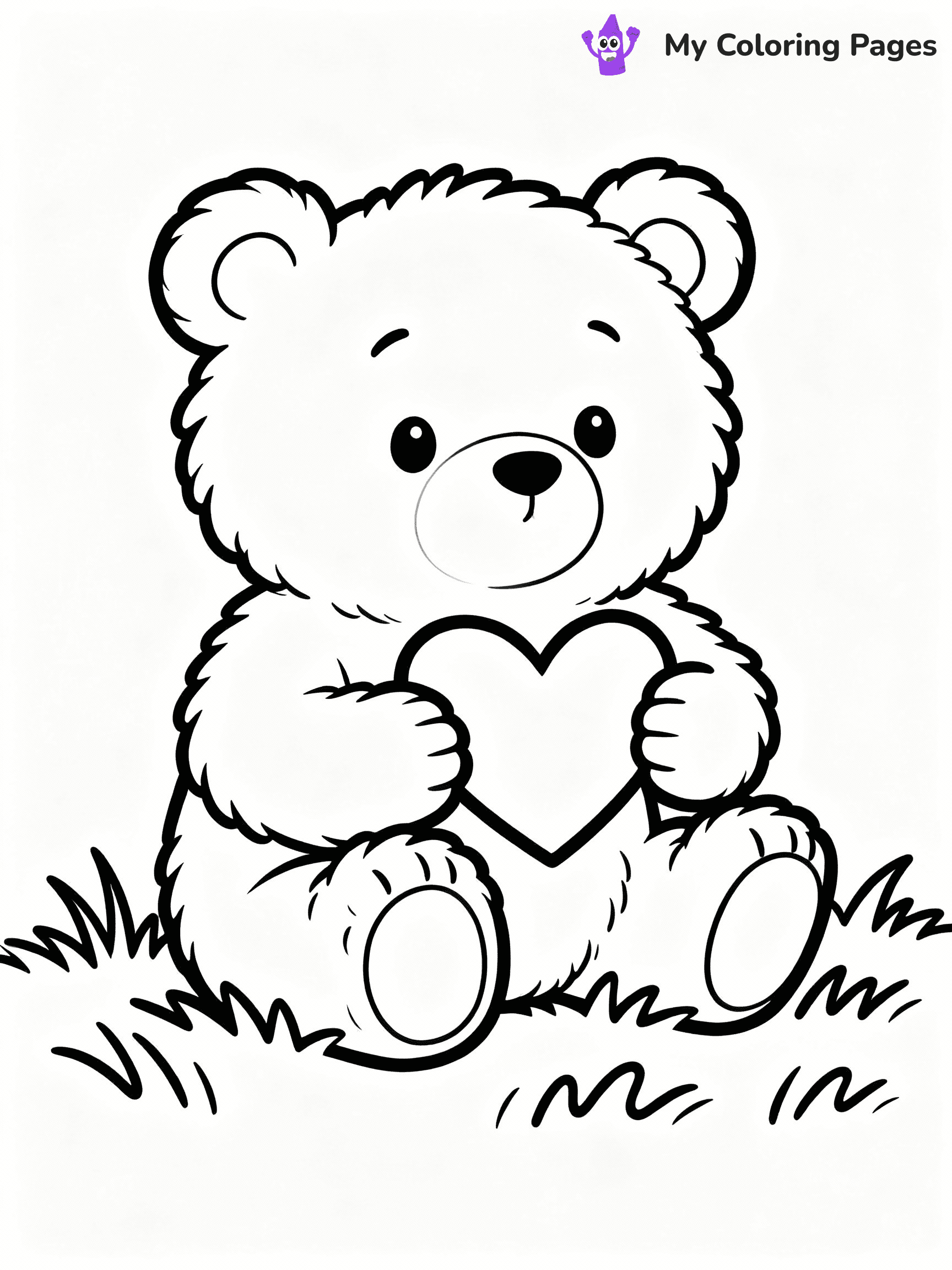 Teddy Bear Coloring Pages - 59