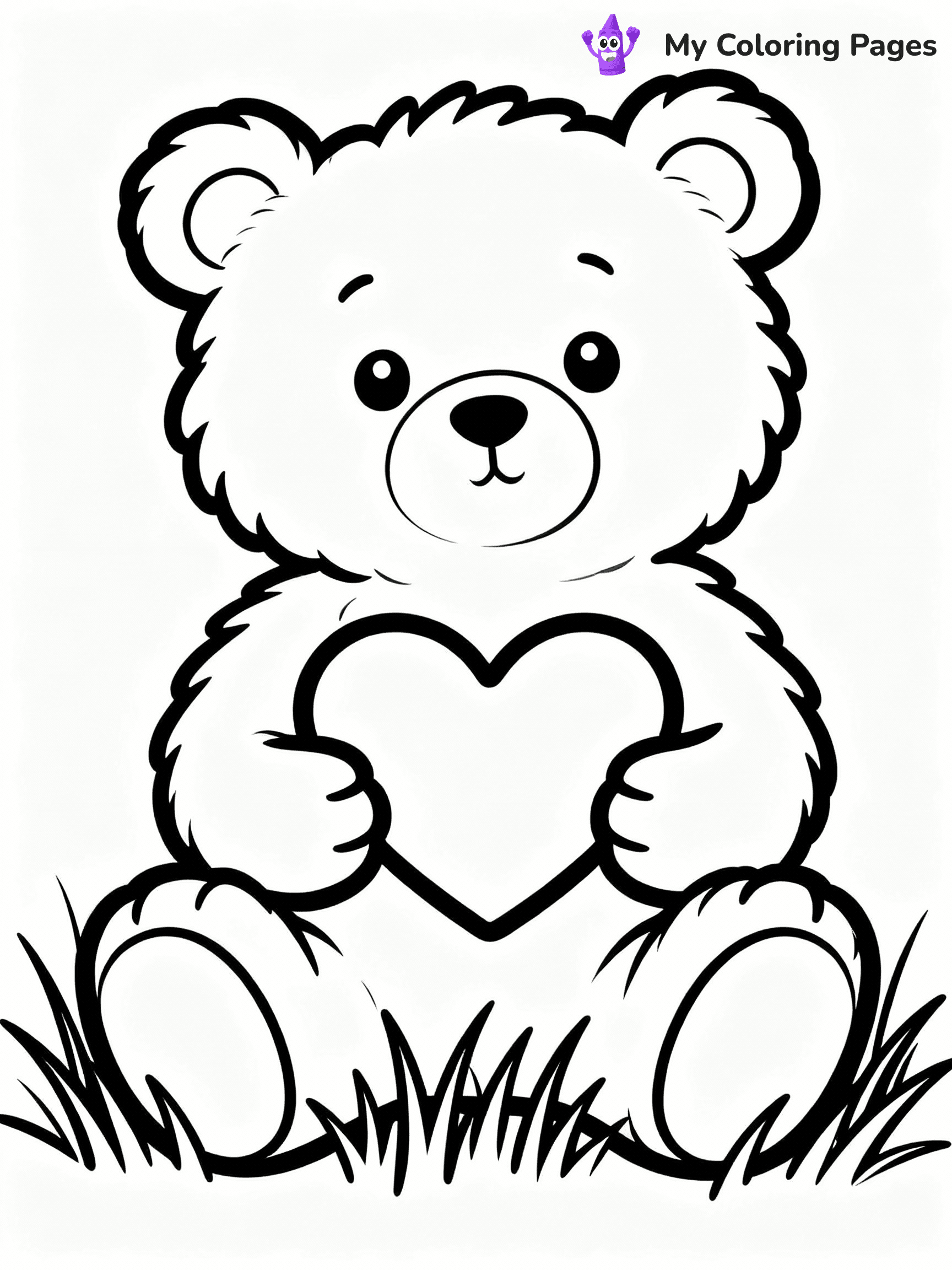 Teddy Bear Coloring Pages - 58