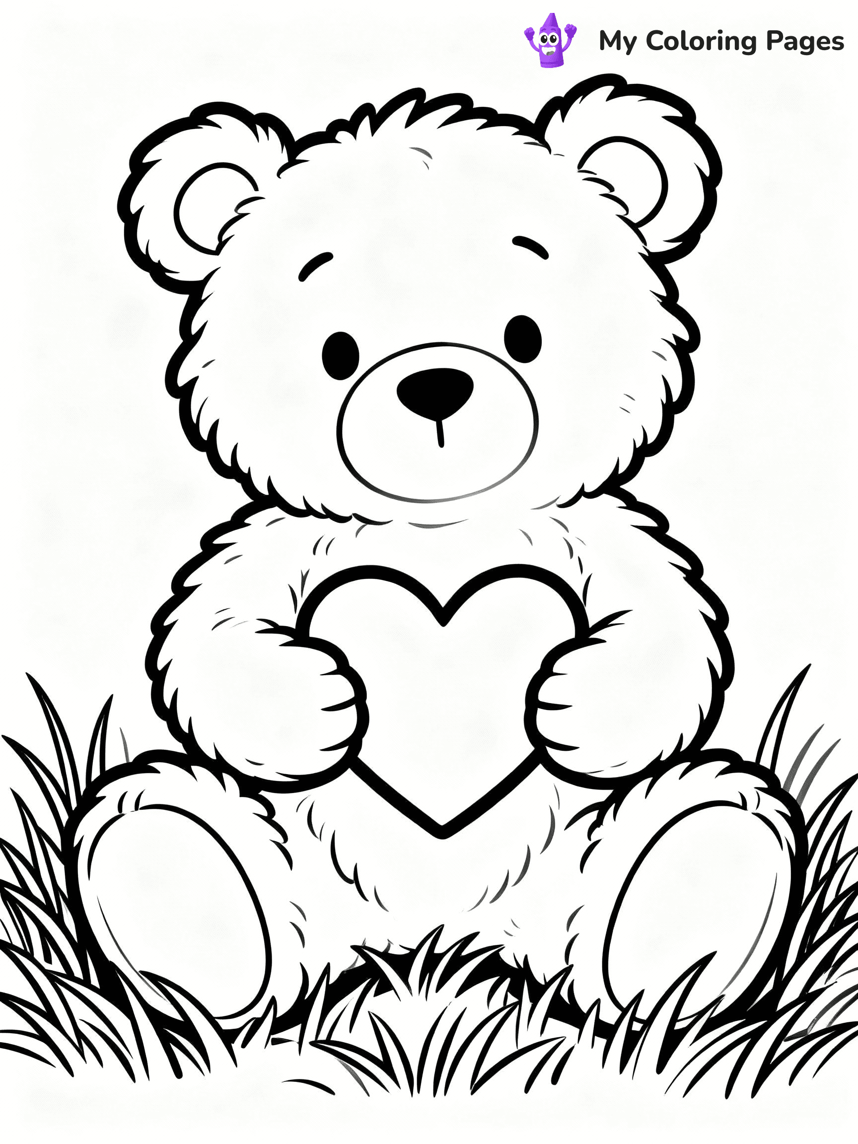 Teddy Bear Coloring Pages - 56