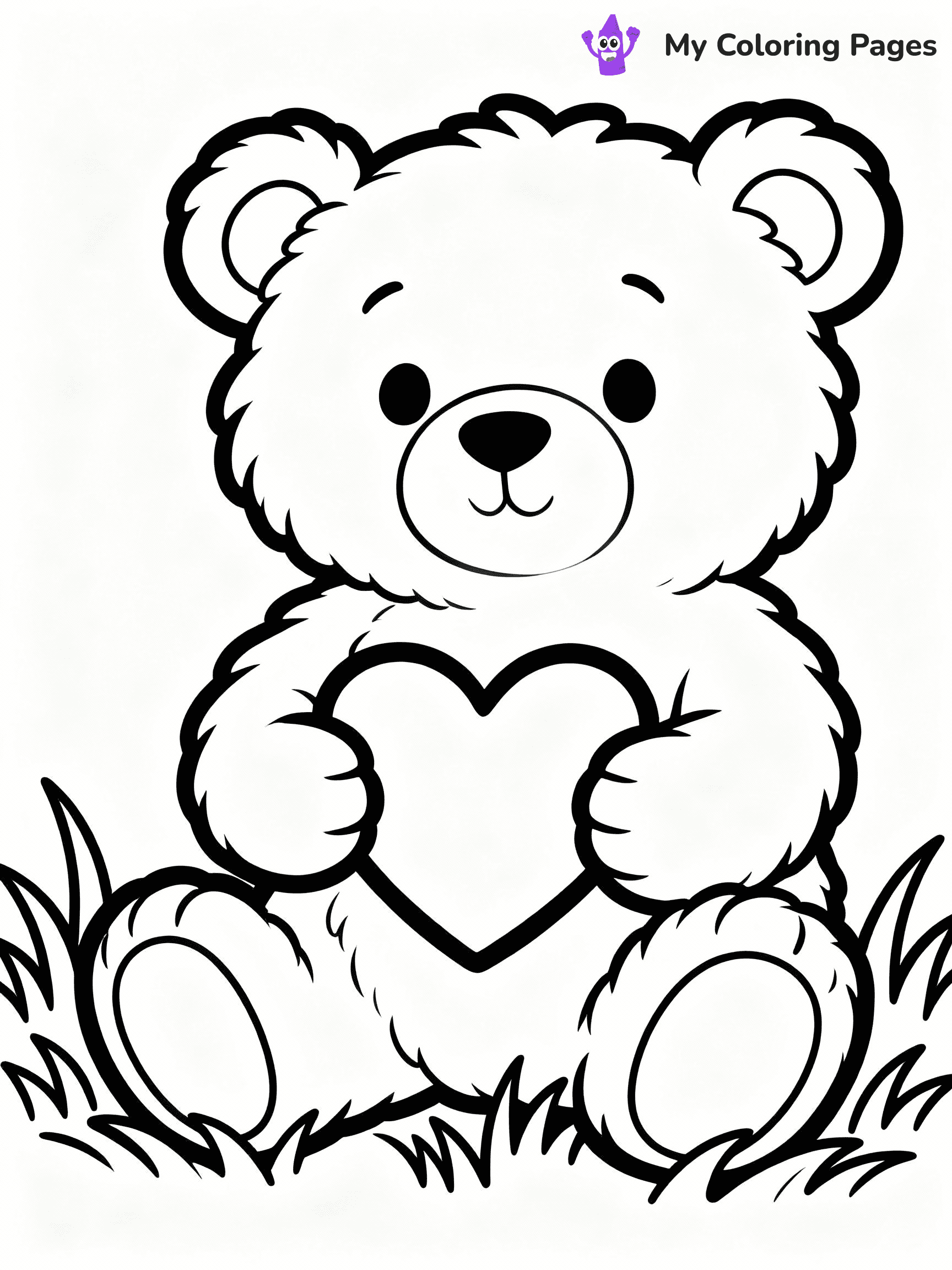Teddy Bear Coloring Pages - 52