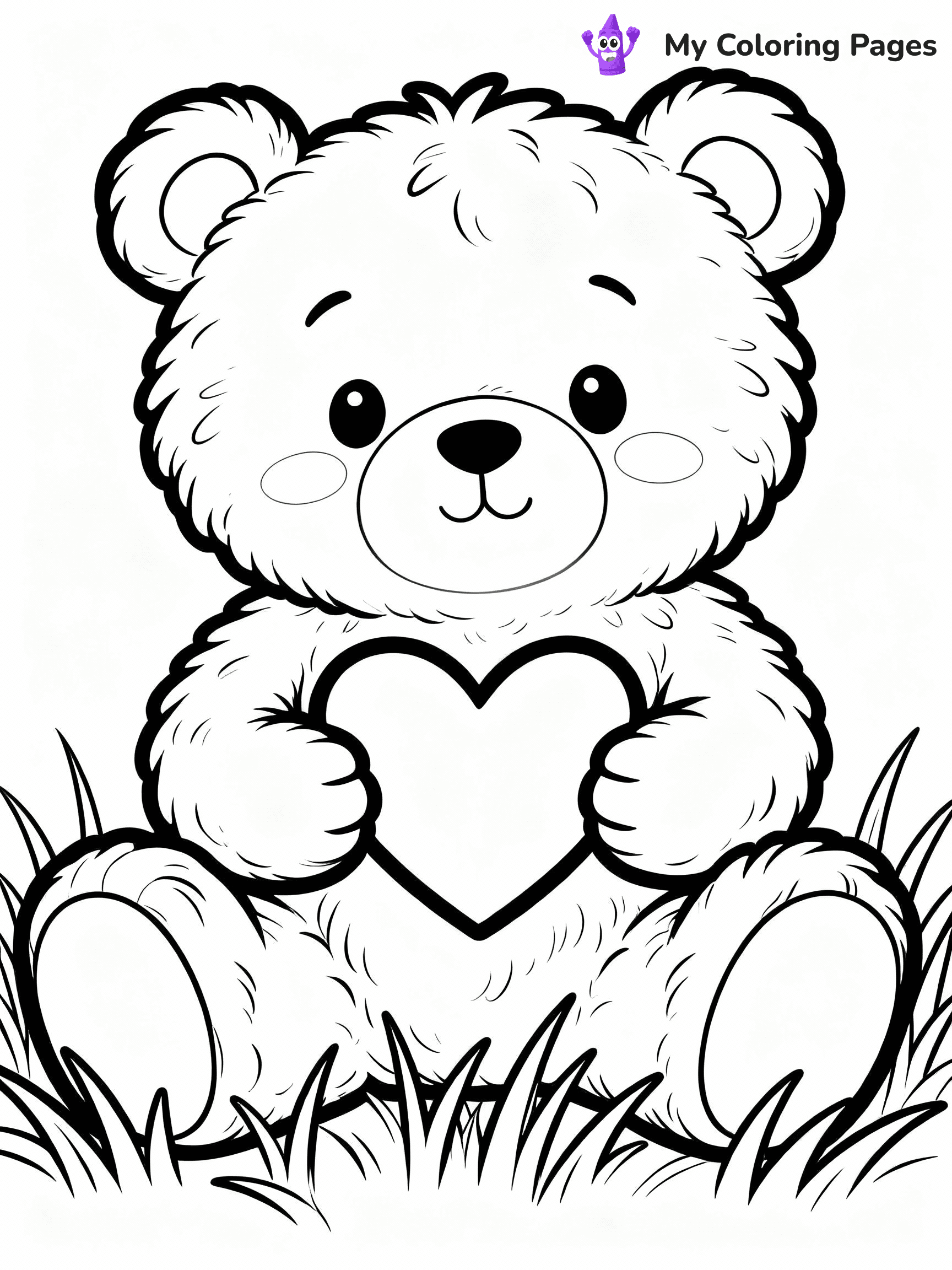 Teddy Bear Coloring Pages - 51